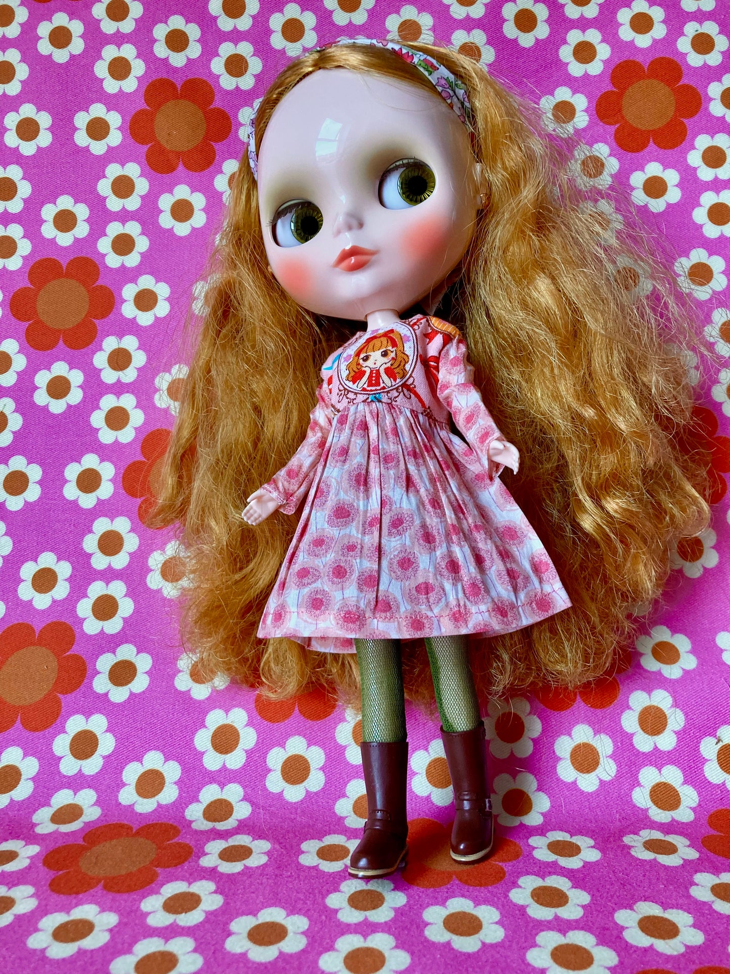 Doll Face Summer Sale Long Sleeve dress for Blythe Doll
