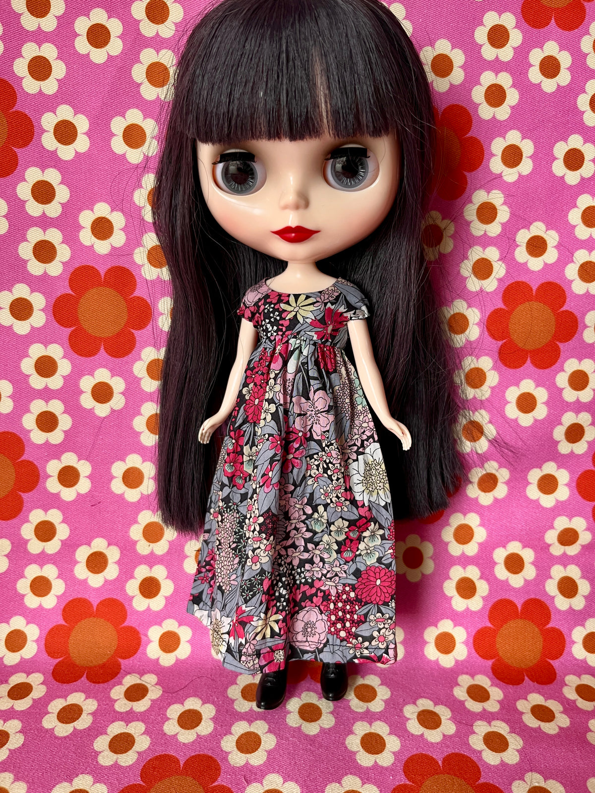 Goth Austen Liberty Regency Dress for Blythe Doll Ciara