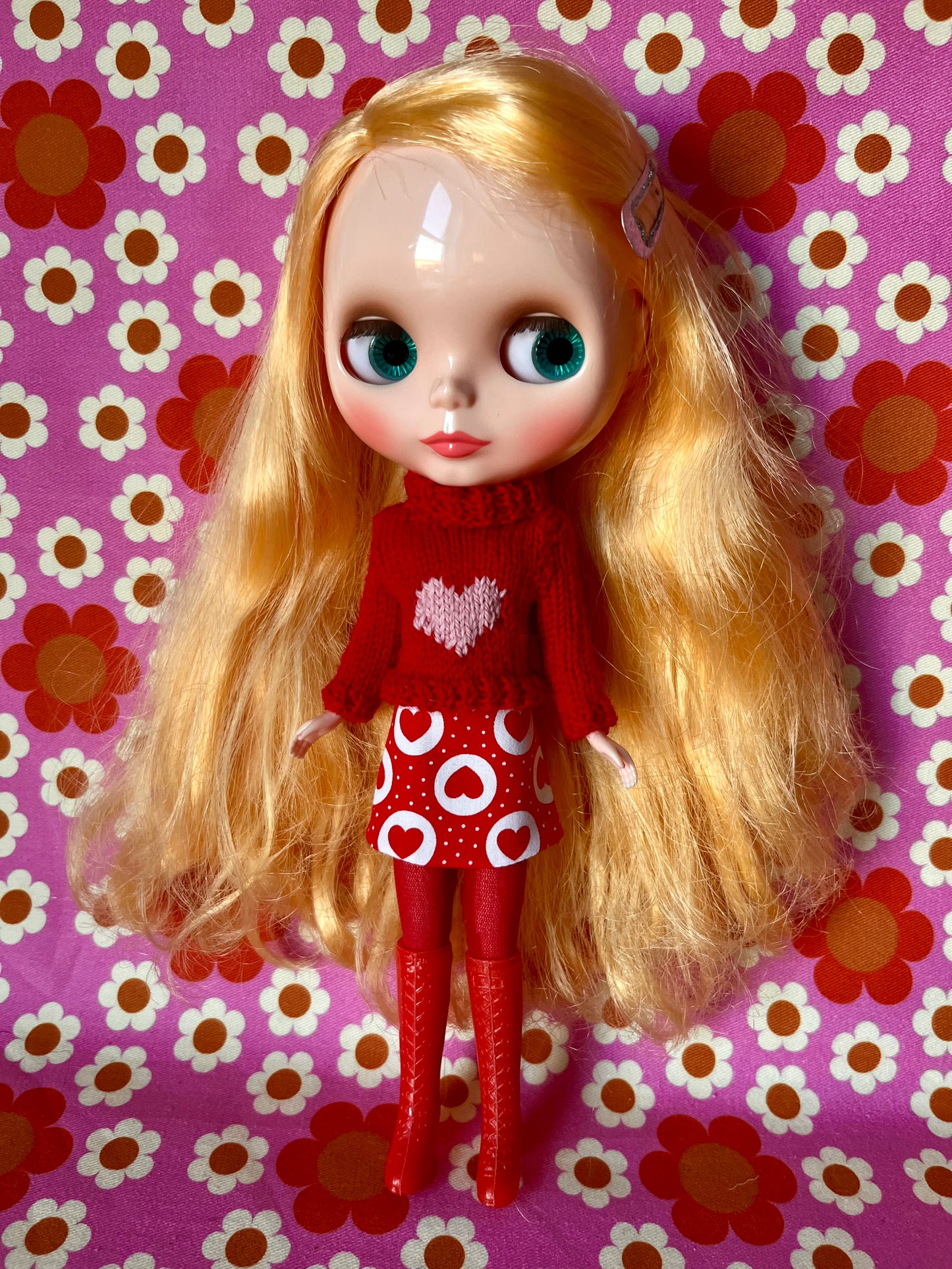 Valentine Heart Sweater & Skirt set