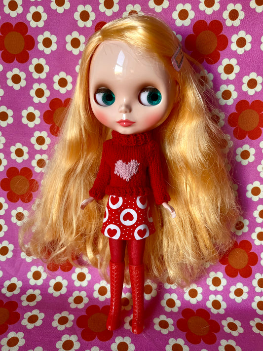 Valentine Heart Sweater & Skirt set