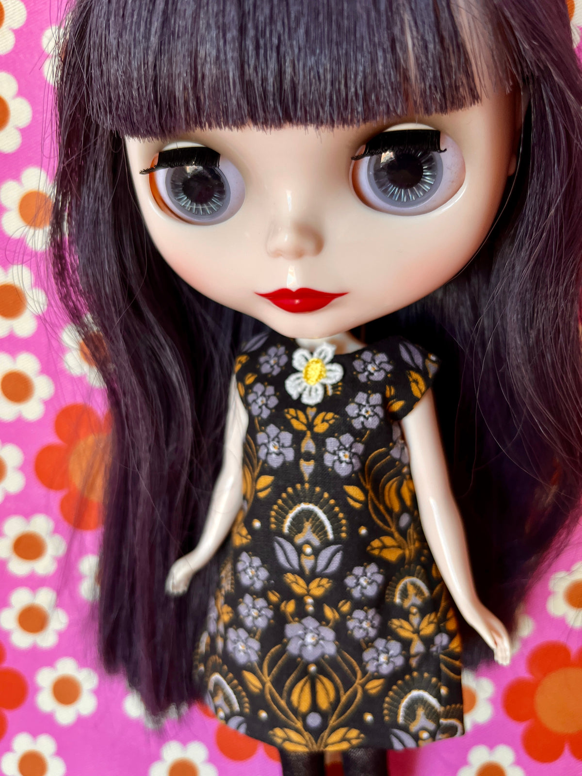 Victorian Print Mod Cilla Shift dress