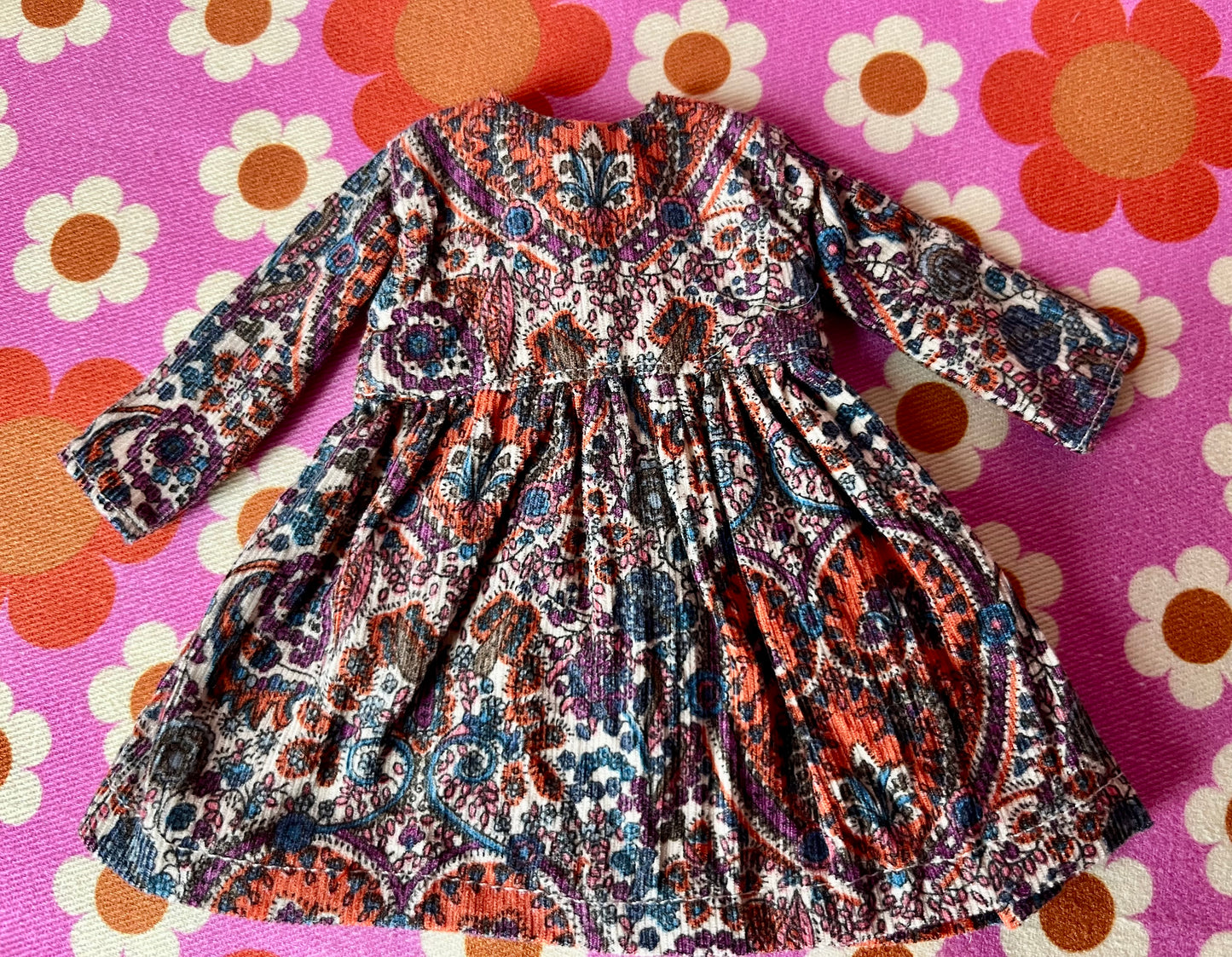 Liberty Corduroy Dress for Blythe Doll