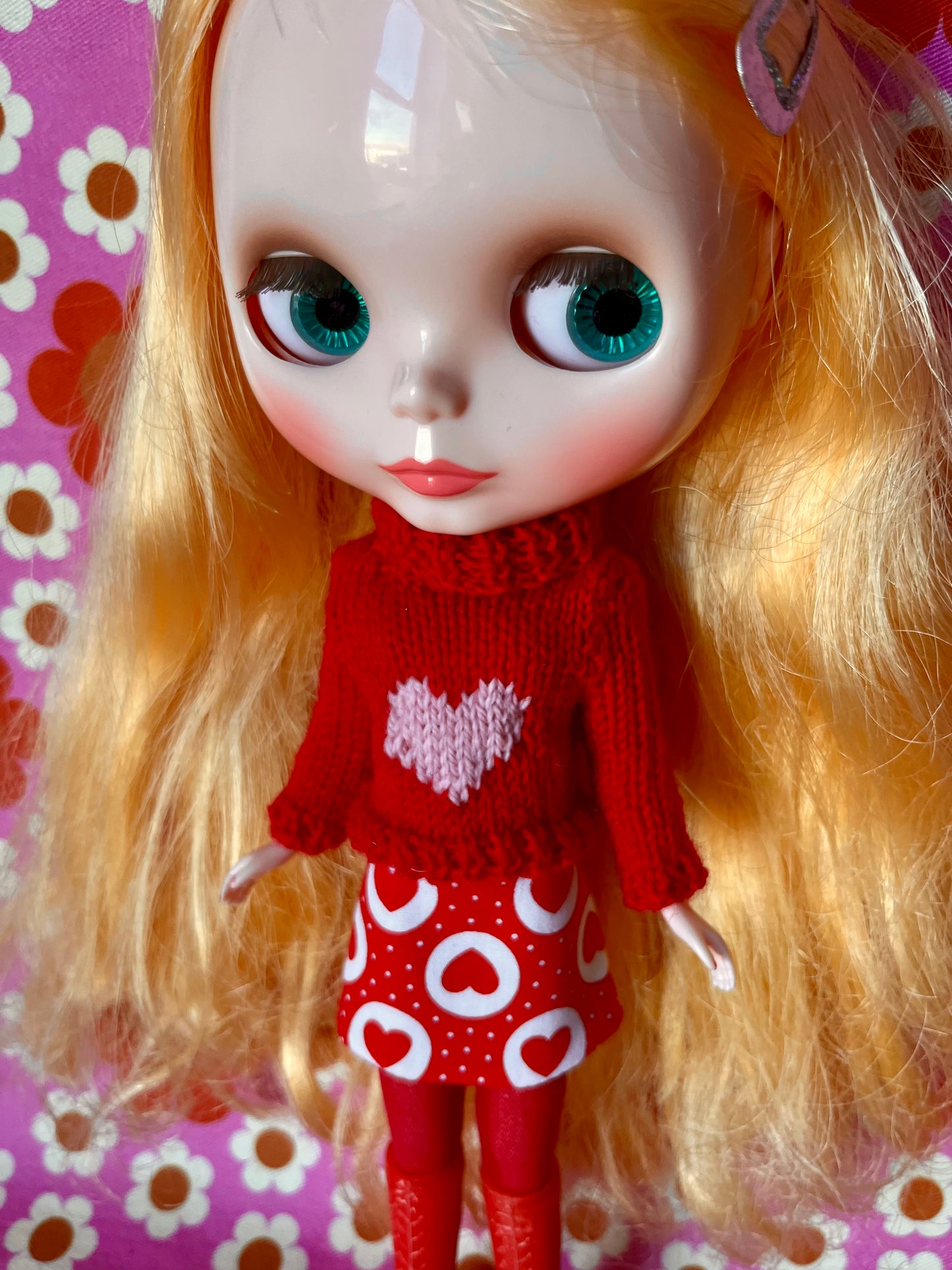 Valentine Heart Sweater & Skirt set