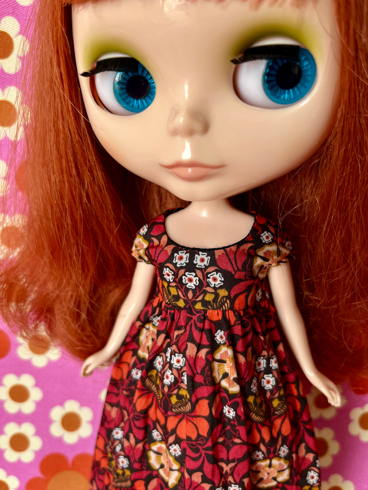 Goth Austen Liberty Regency Dress for Blythe Doll