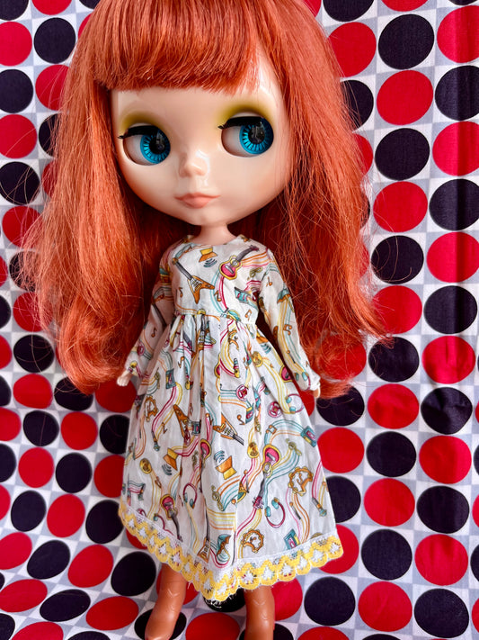 Liberty Sale Dress for Blythe Doll