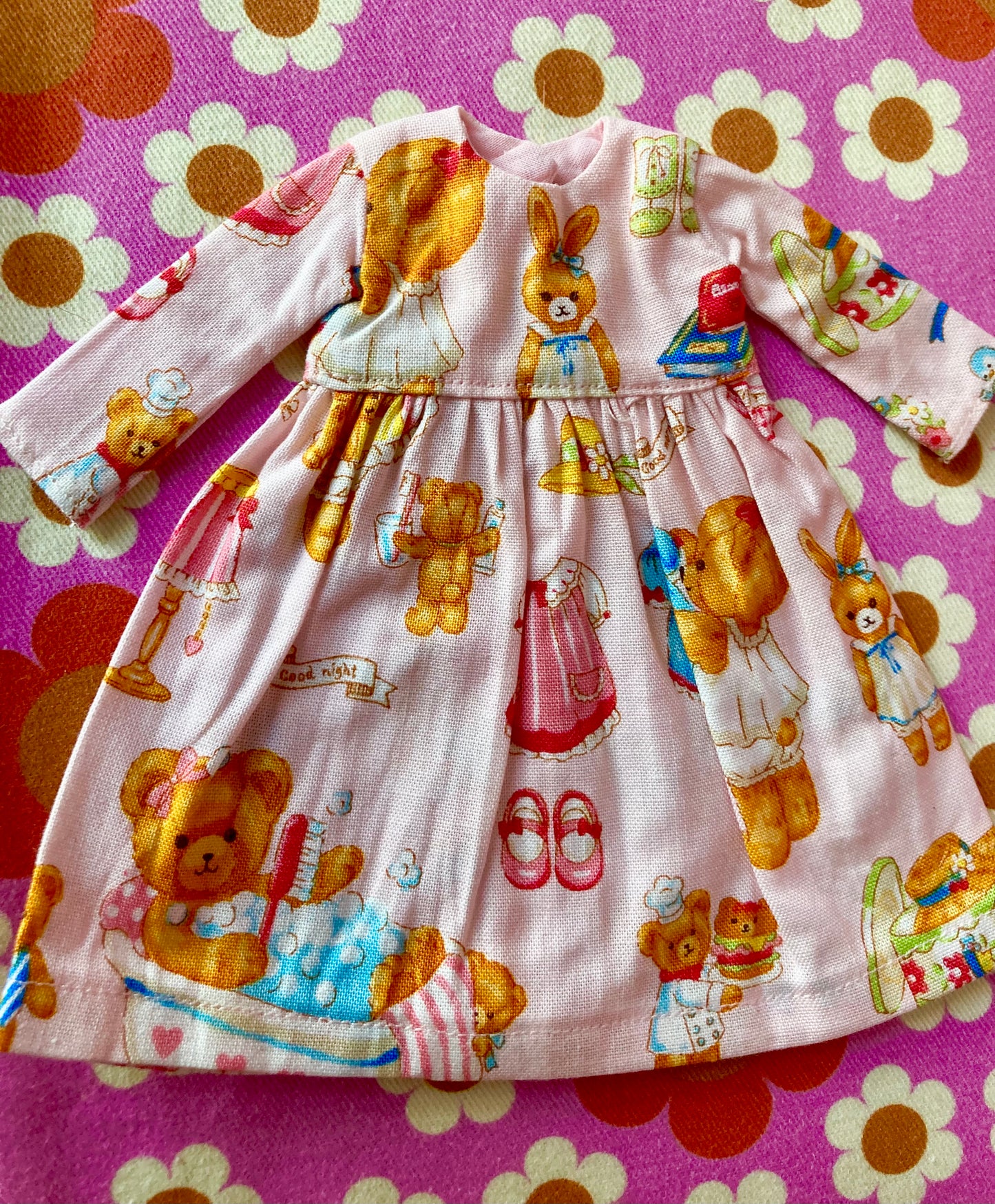 Pink Bunny Dress for Blythe Doll