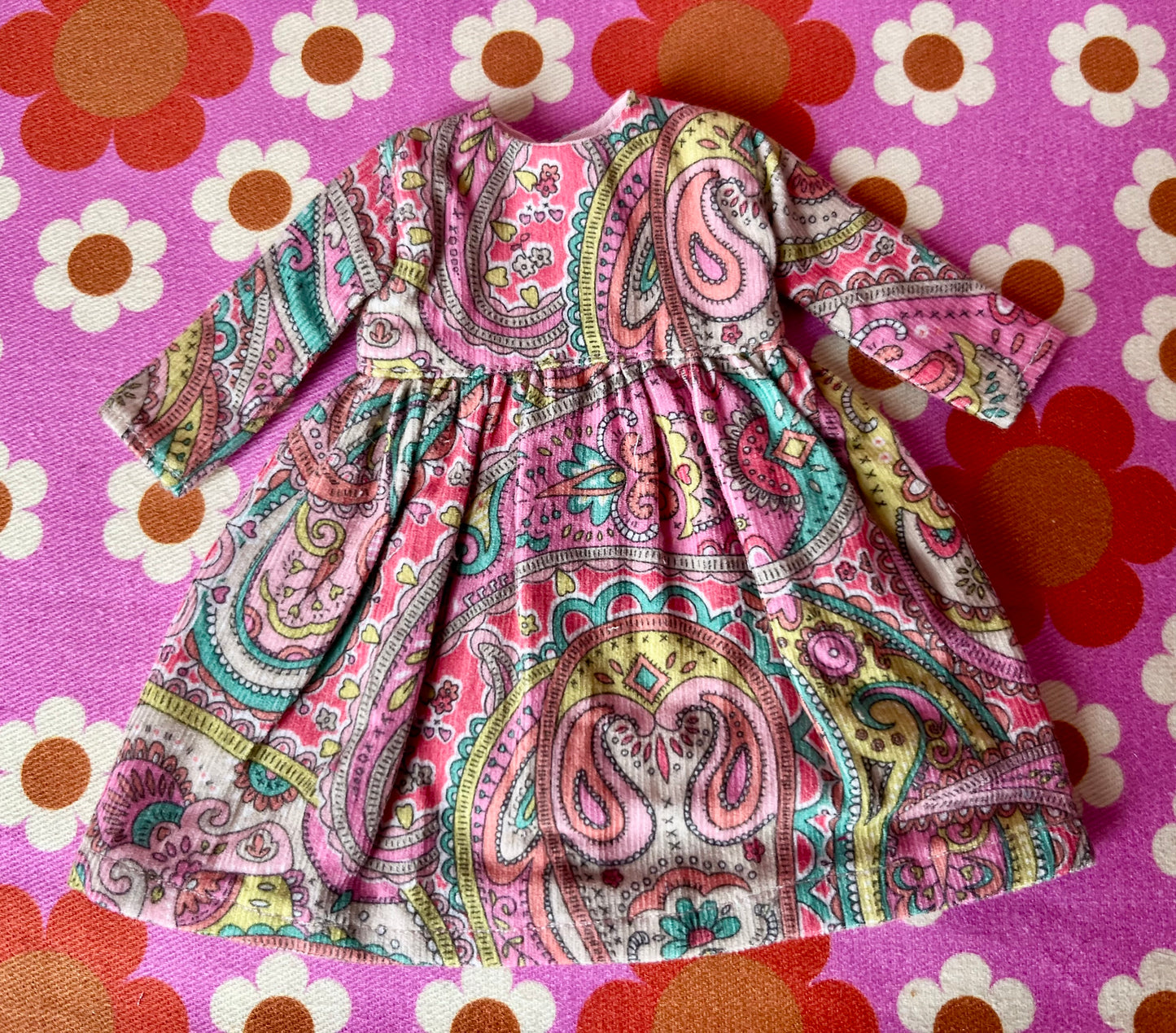 Liberty Corduroy Dress for Blythe Doll