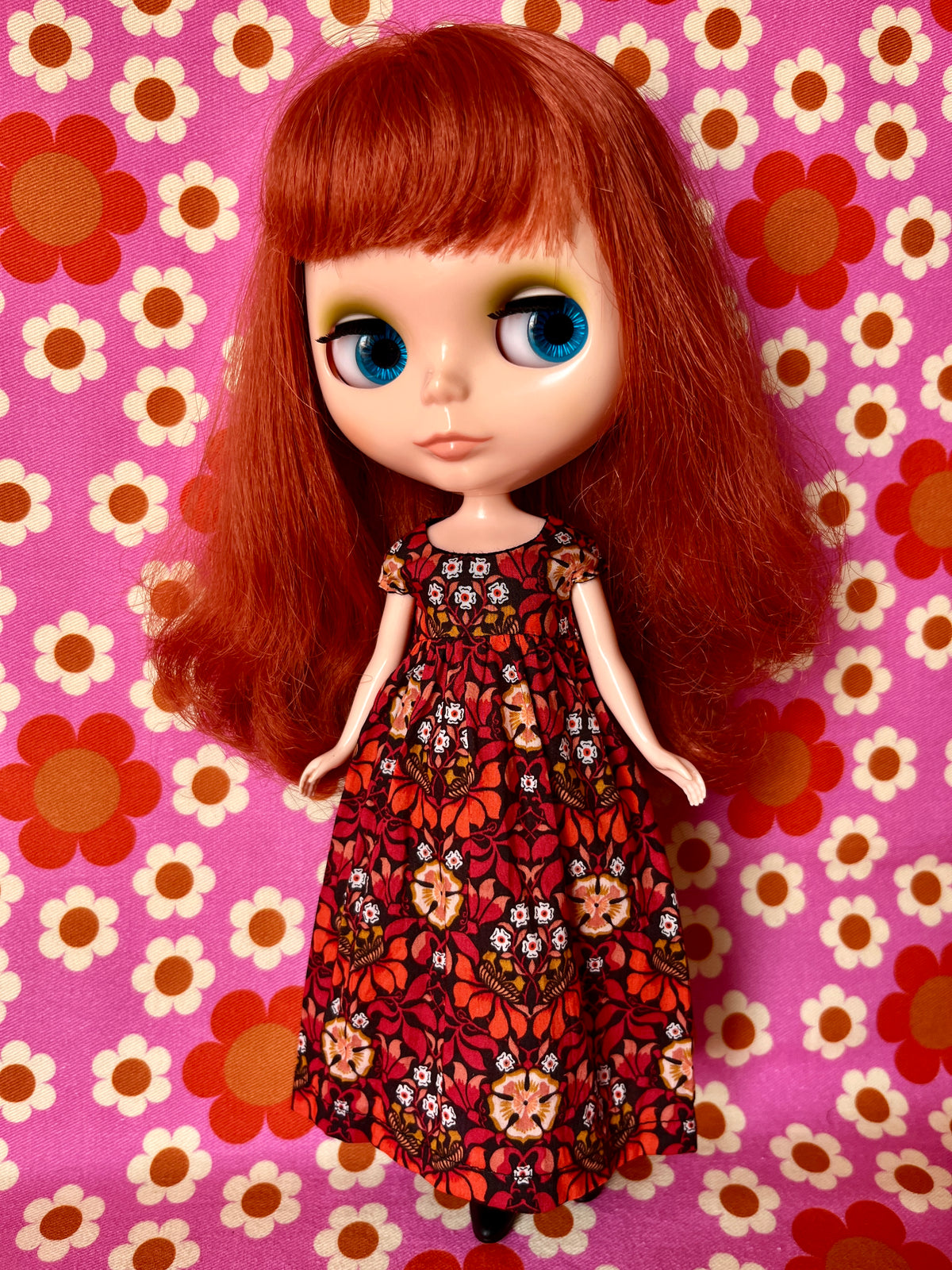 Goth Austen Liberty Regency Dress for Blythe Doll
