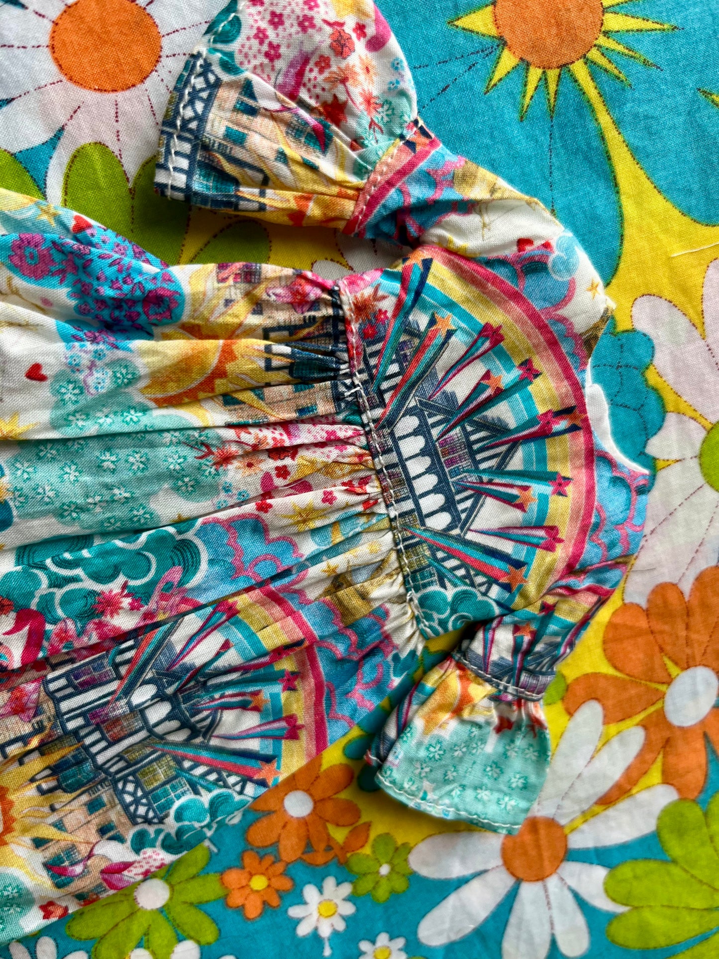 Liberty Beatles Magical Mystery Tour Psychedelic Dress