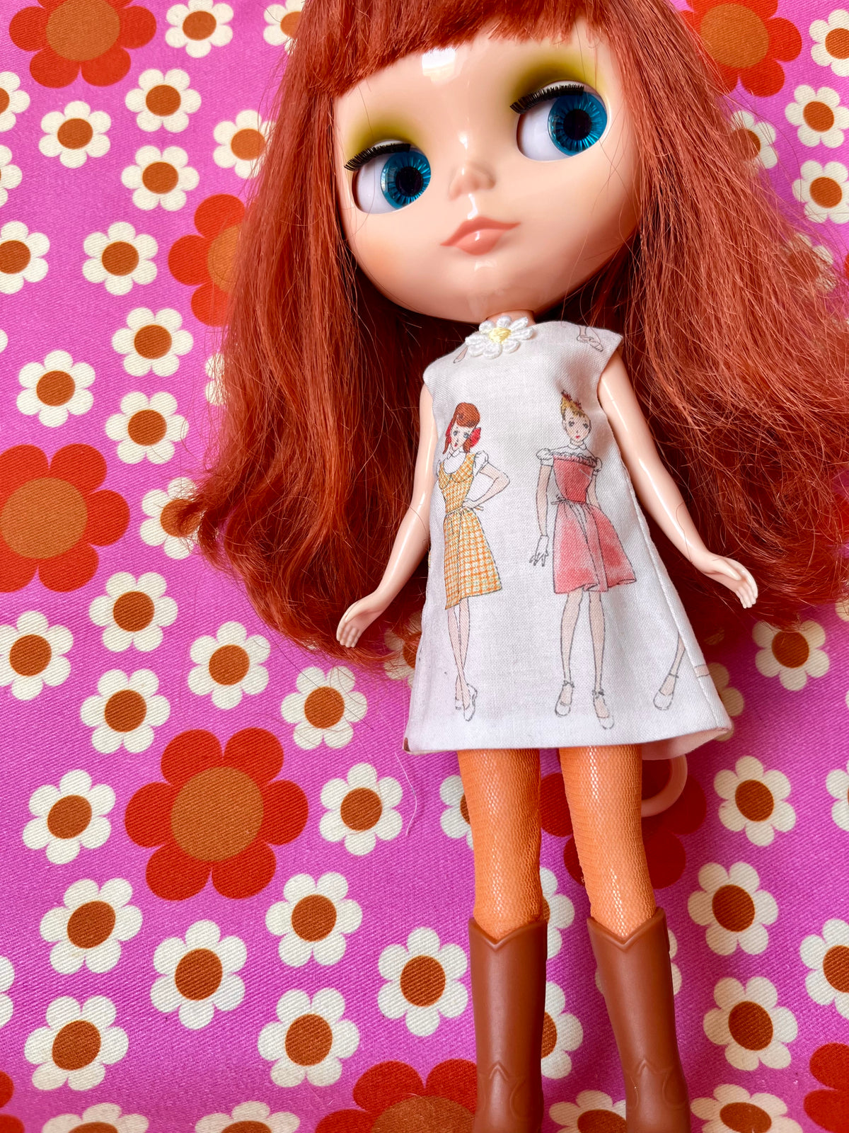 Fashion Illustration Mod Cilla Shift dress