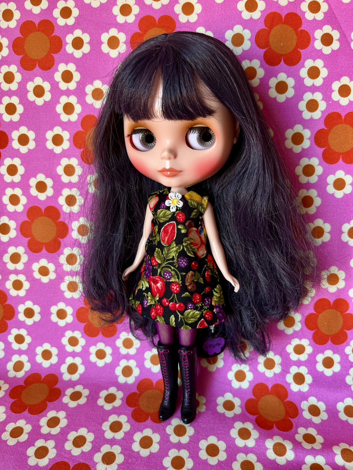 Fruit Print Mod Cilla Shift dress