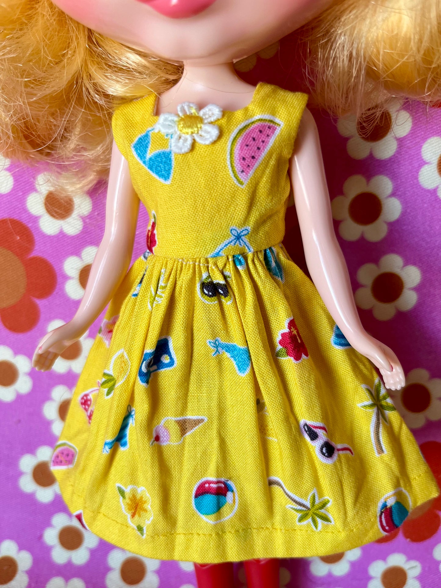 Beach Essentials Summer Simple Sleeveless Dress for Blythe