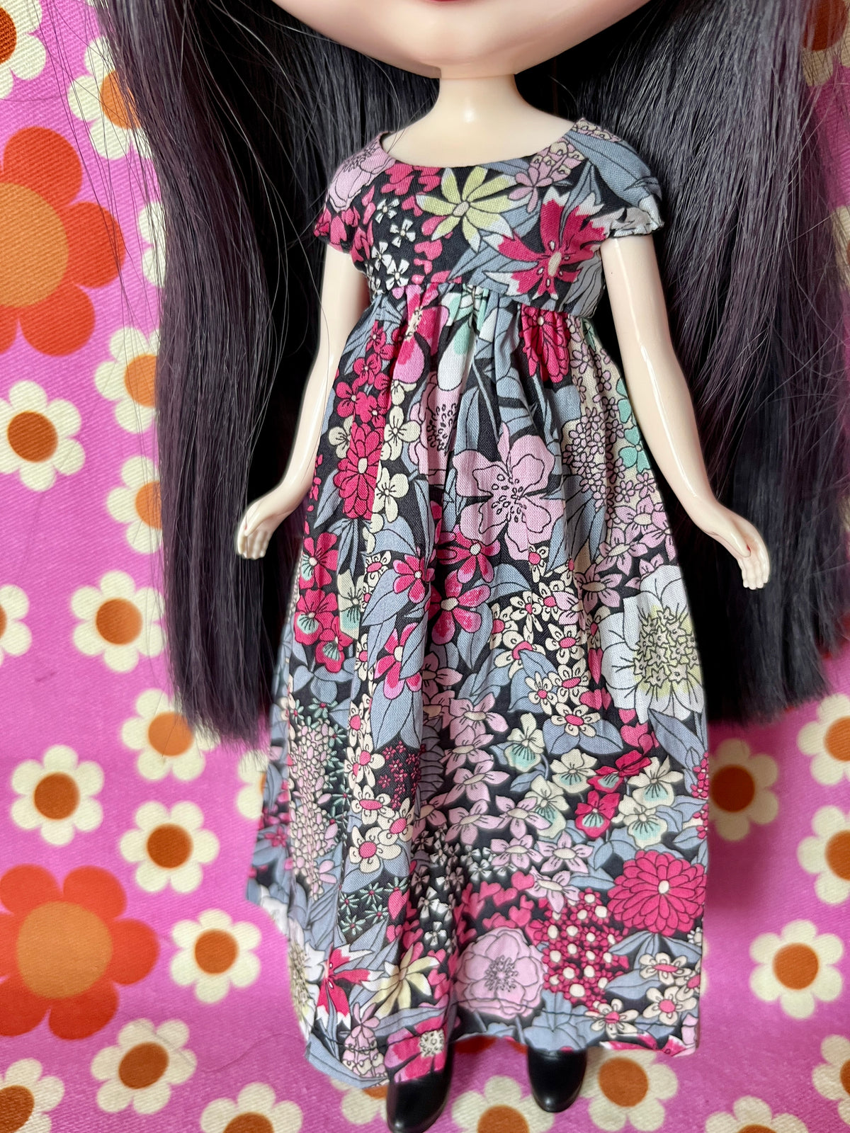 Goth Austen Liberty Regency Dress for Blythe Doll Ciara