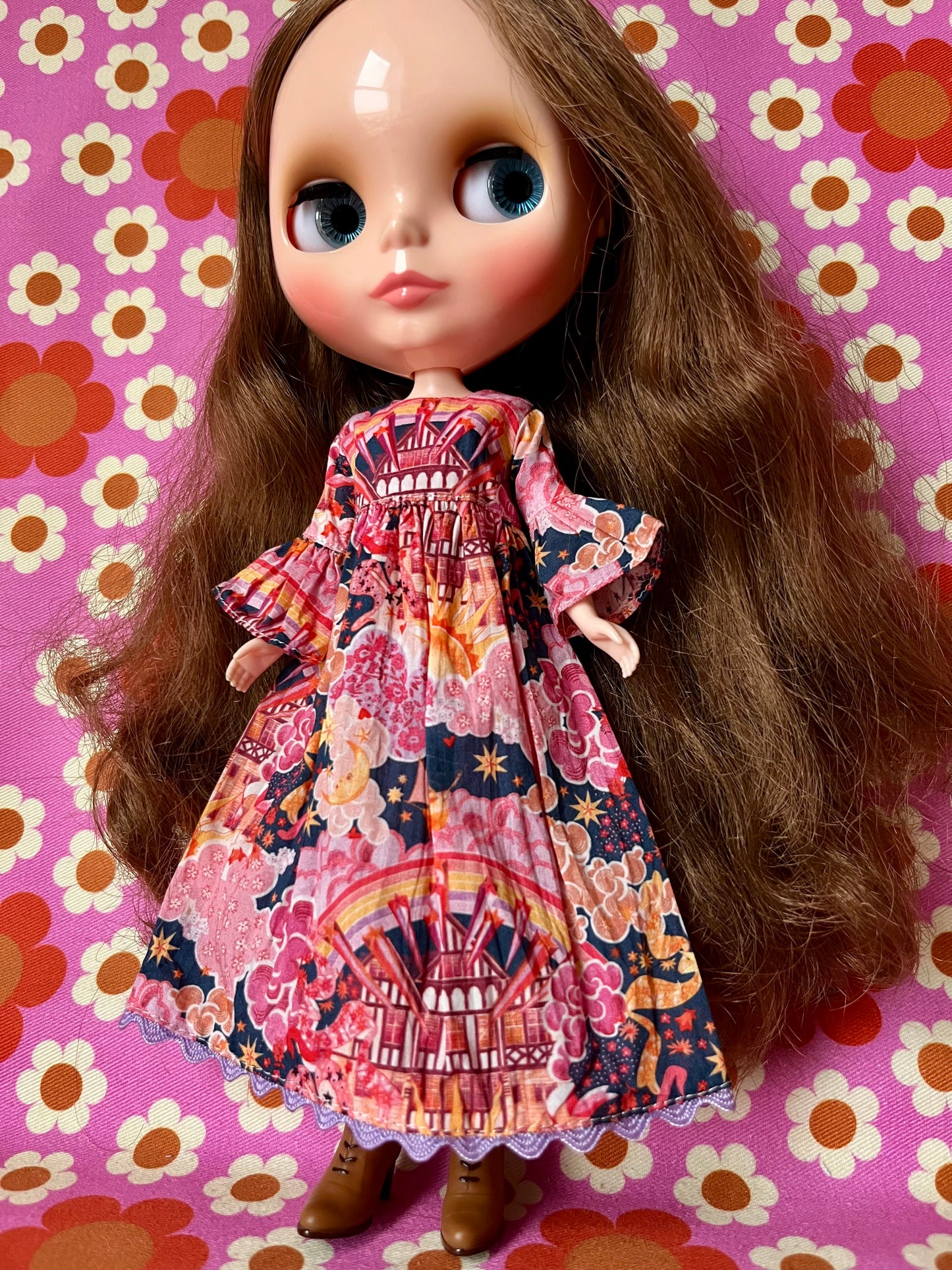 Liberty Magical Mystery Tour Rainbow Psychedelic Dress