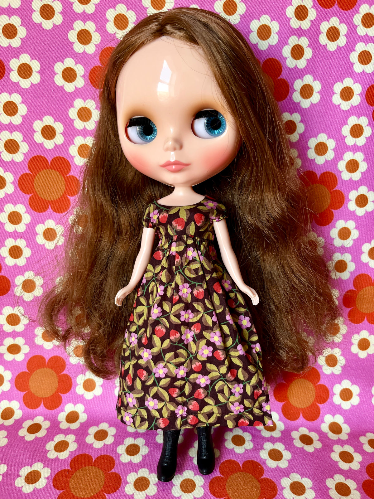 Goth Austen Liberty Regency Dress for Blythe Doll May Morris