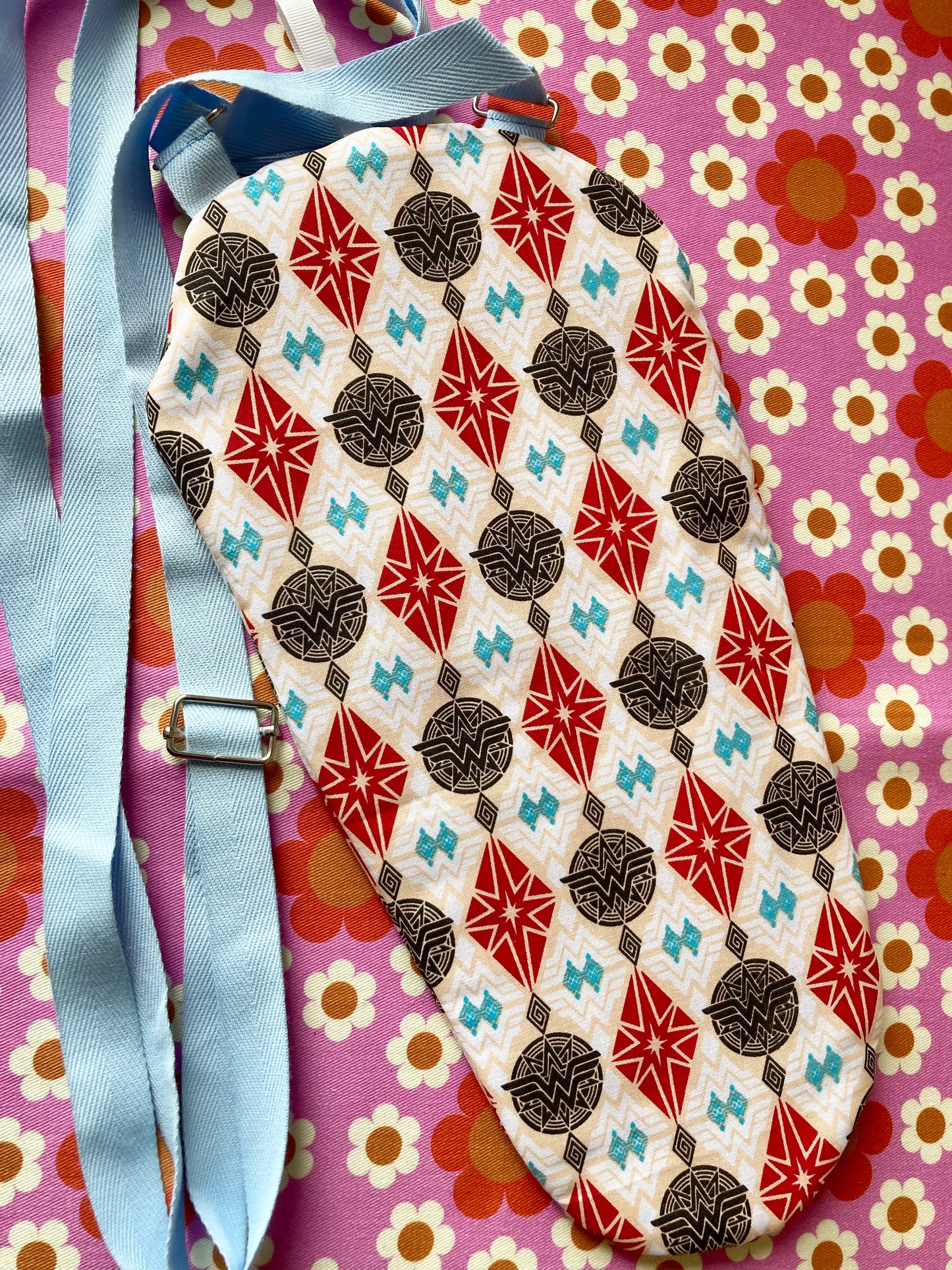 Adjustable strap Wonder Woman fabric Blythe Doll Cary Case Neo-Blythe size