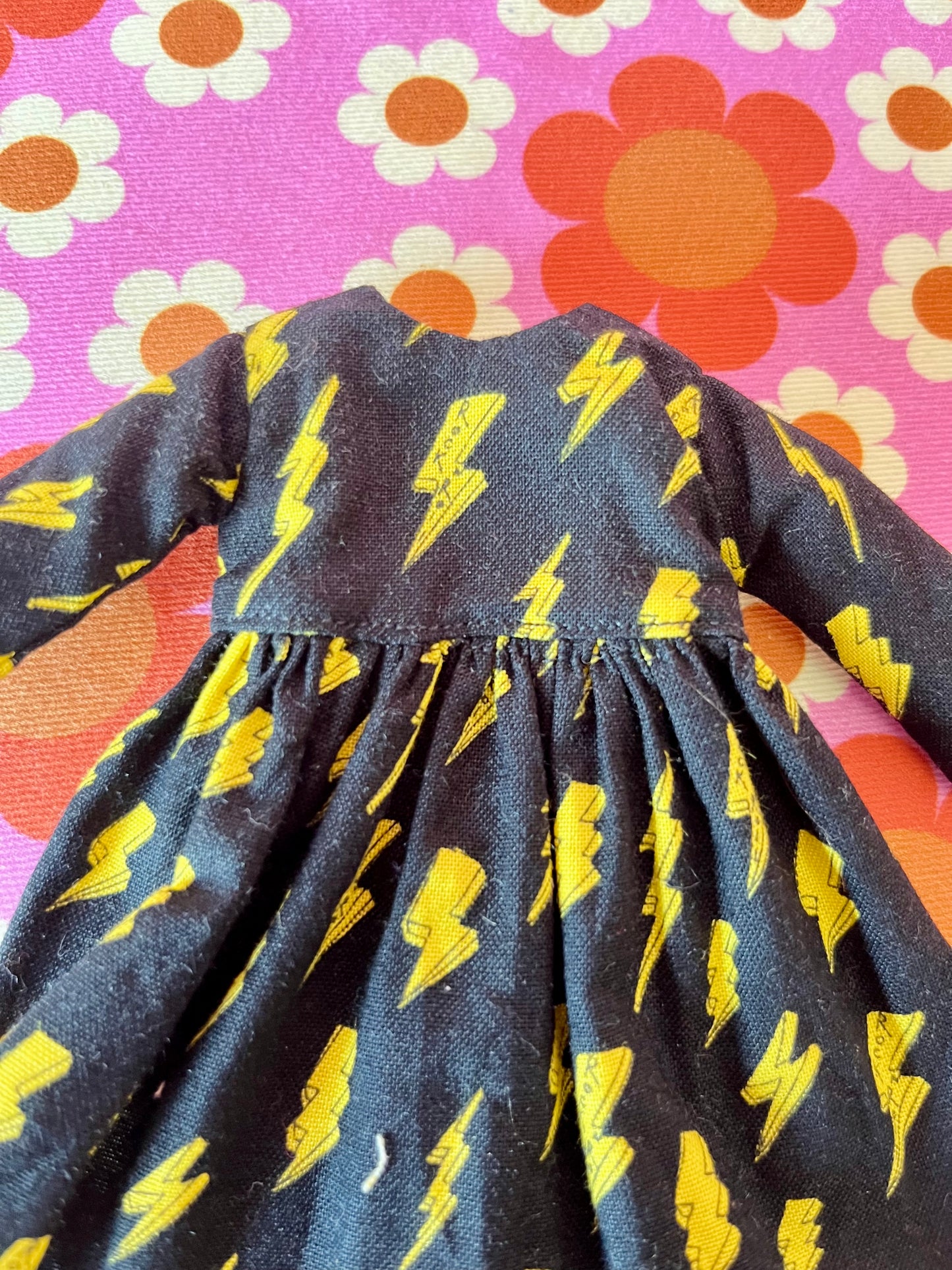 Rock & Roll Long Sleeve Dress for Blythe Doll