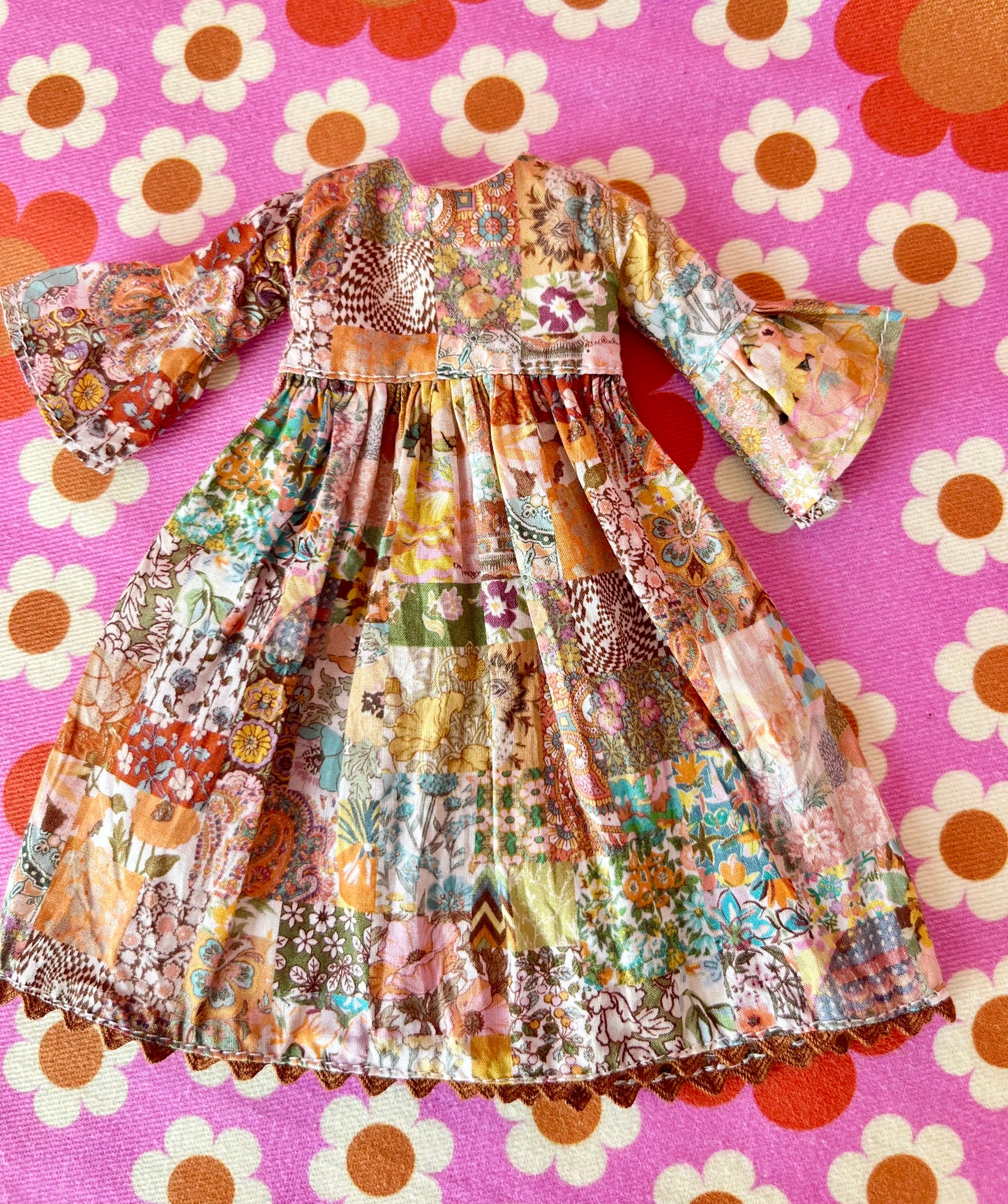 Liberty Vintage Patchwork Psychedelic Dress