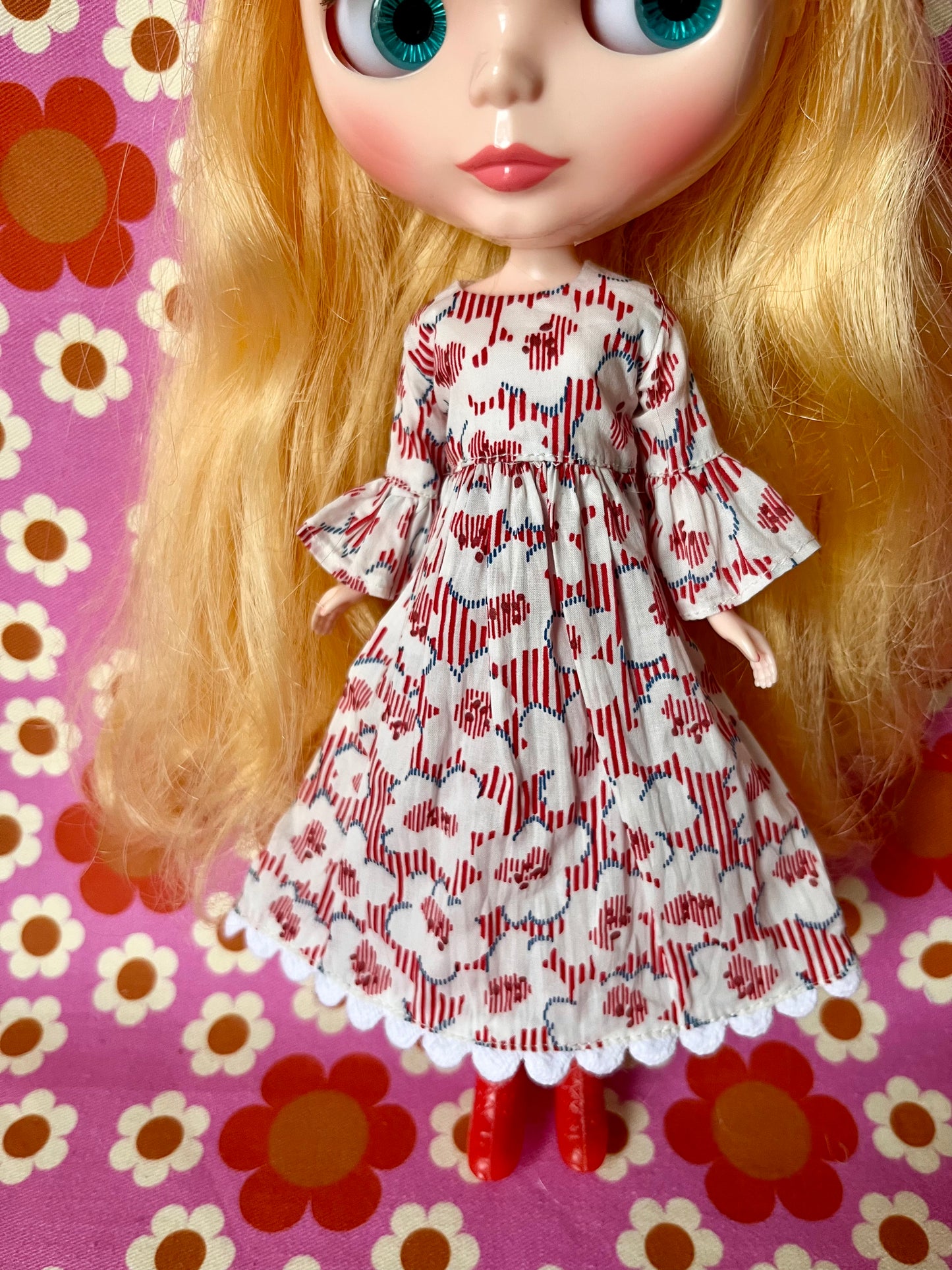 Liberty Sixties Celia Birtwell inspired Psychedelic Dress
