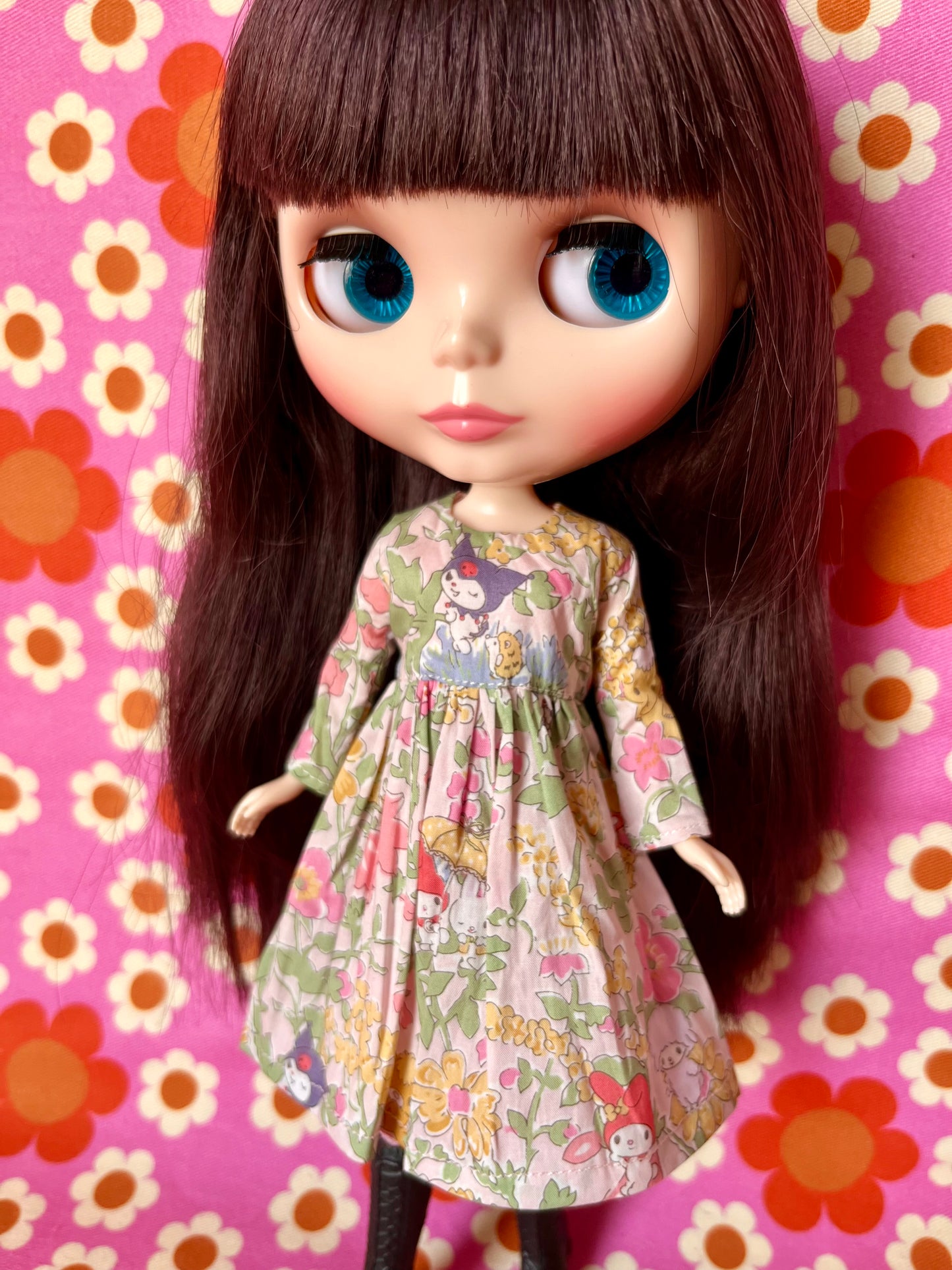 My Melody Kuromi Sanrio Liberty Limited Edition Dress for Blythe Doll
