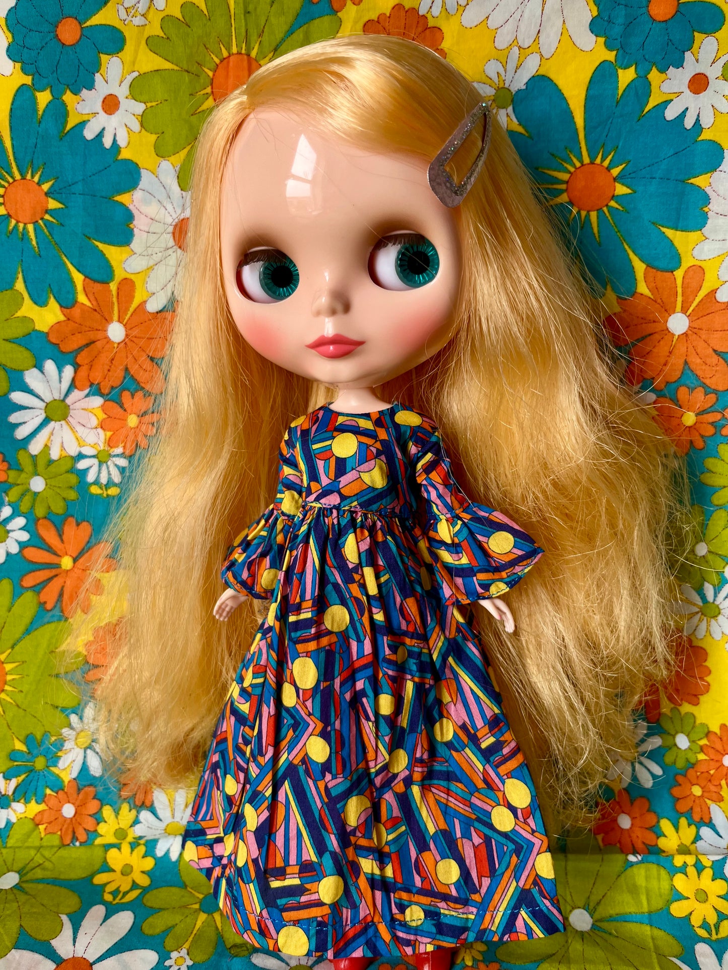 Liberty Beatles Blue Meanie Psychedelic Dress