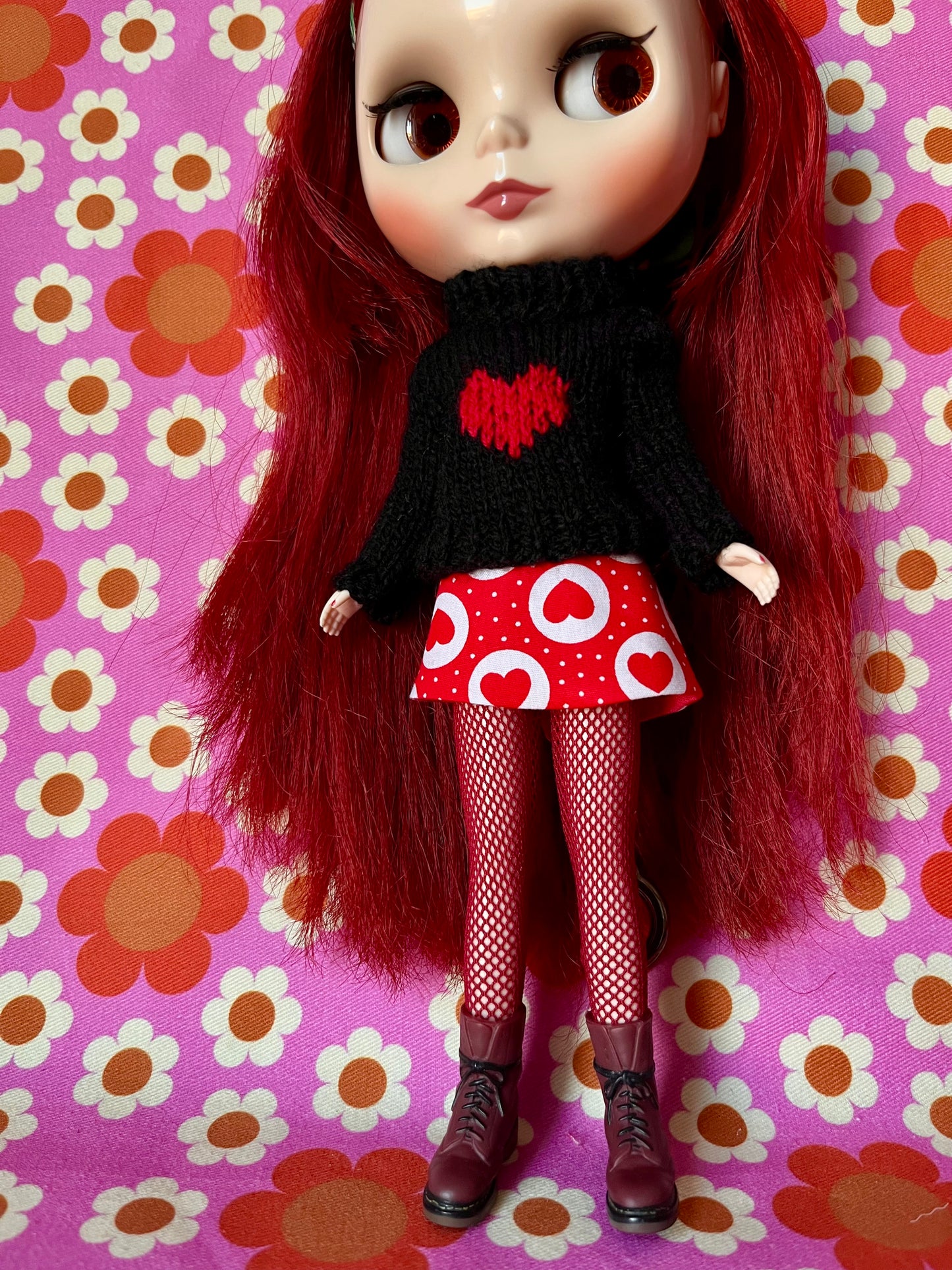 Valentine Heart Sweater & Skirt set