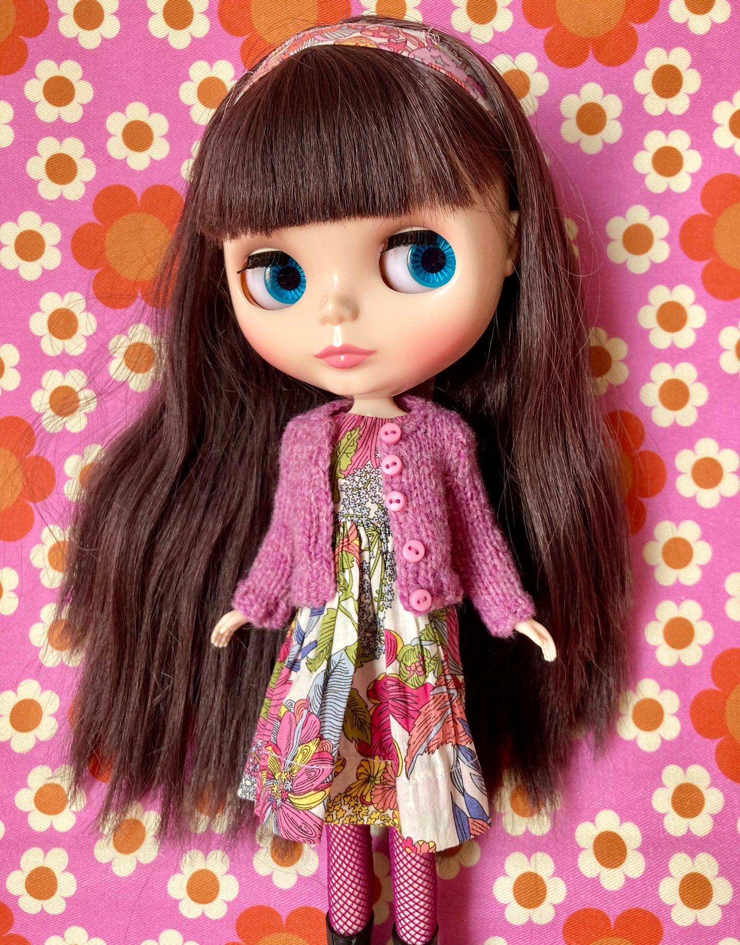 Knitted Cardigan for Blythe Doll