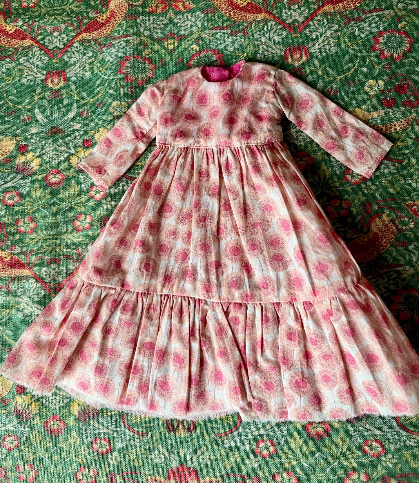 Liberty Long Tirered Hem Dress for Blythe Doll