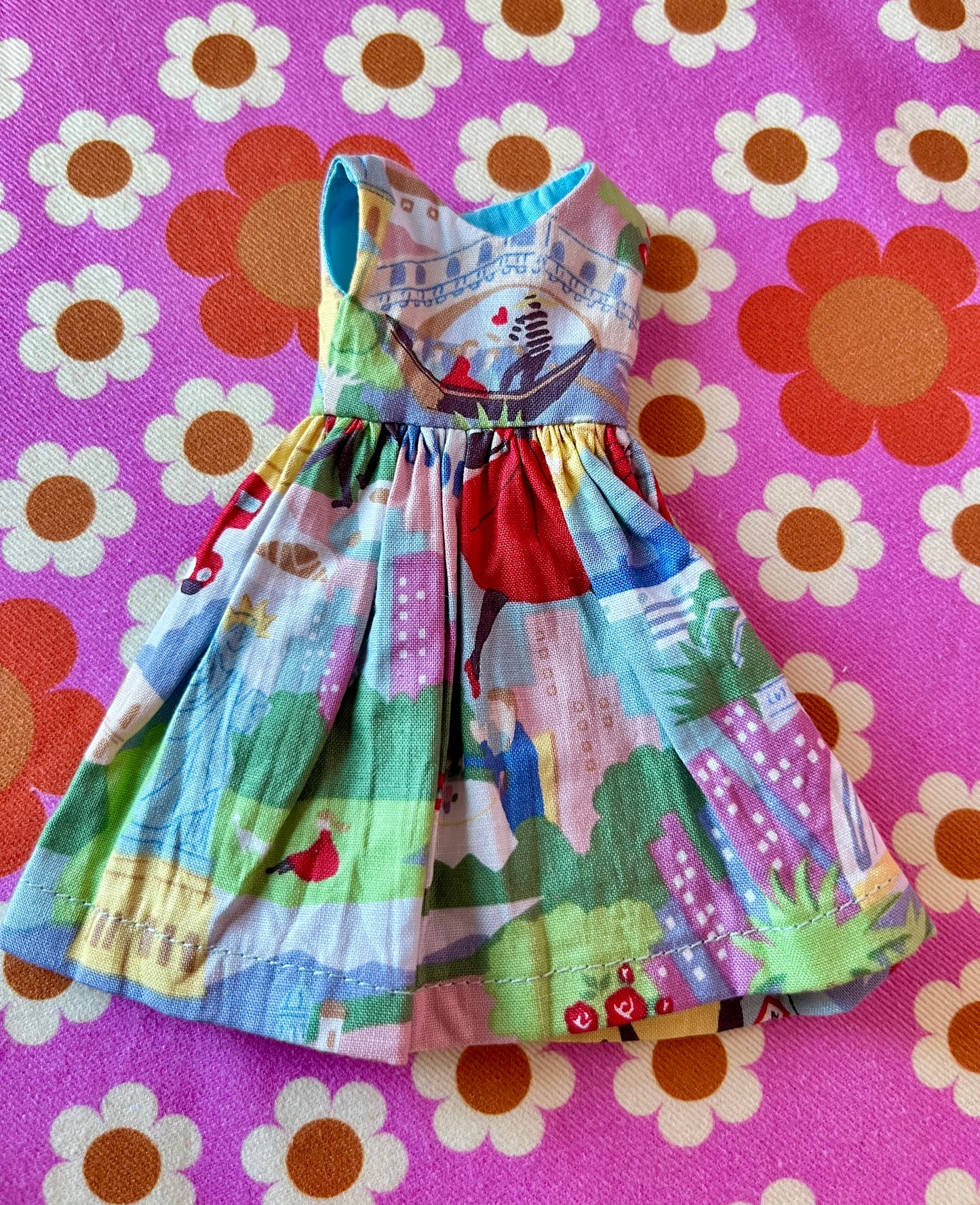 Venice Travel Summer Simple Sleeveless Dress for Blythe