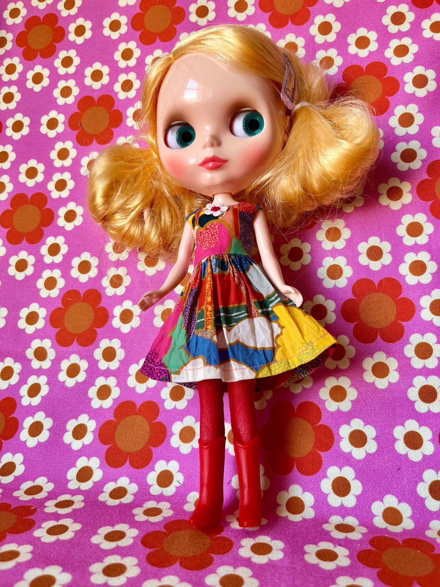 Liberty Landscape Summer Simple Sleeveless Dress for Blythe