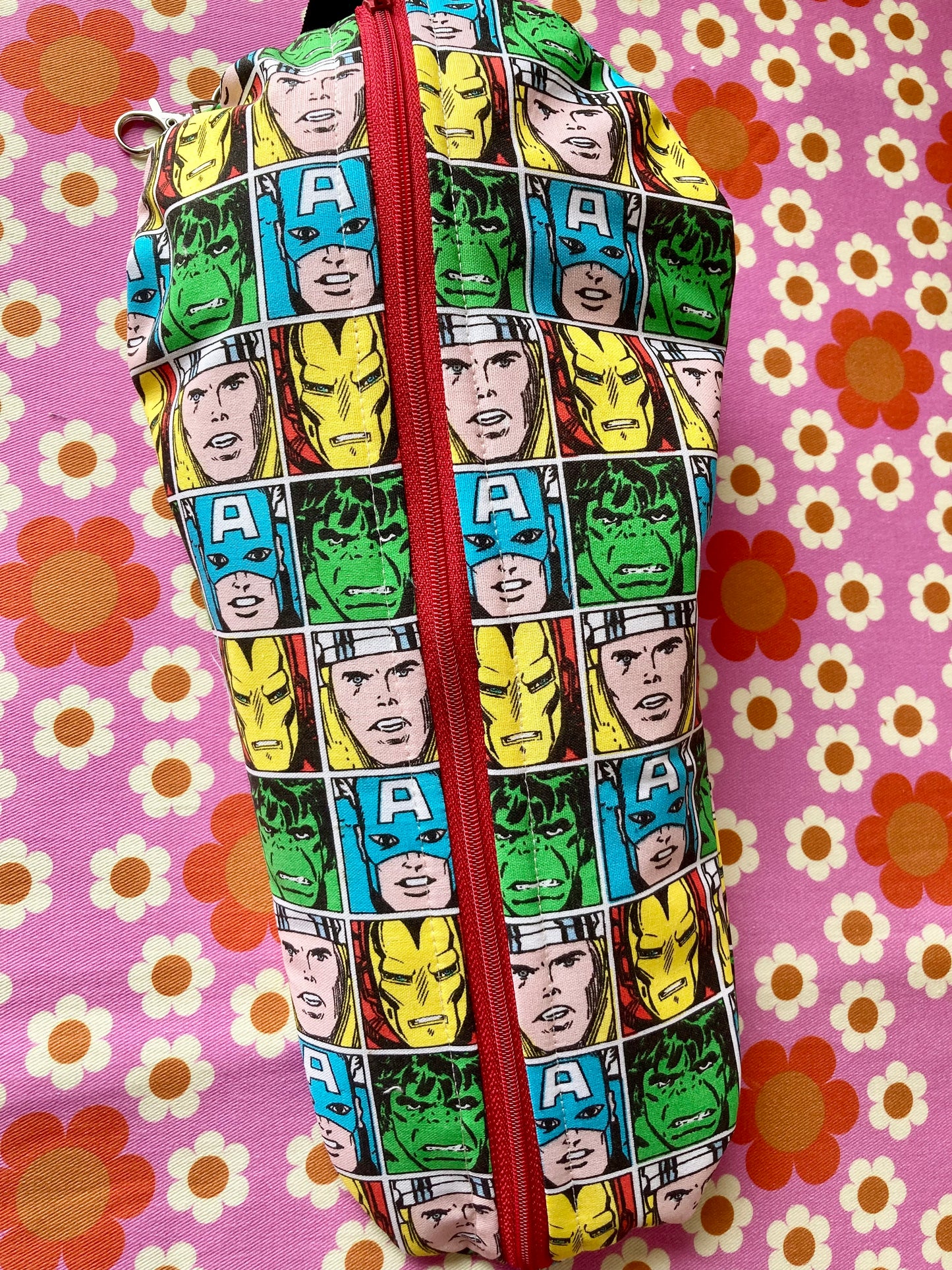 Super hero fabric Blythe Doll Cary Case Neo-Blythe size