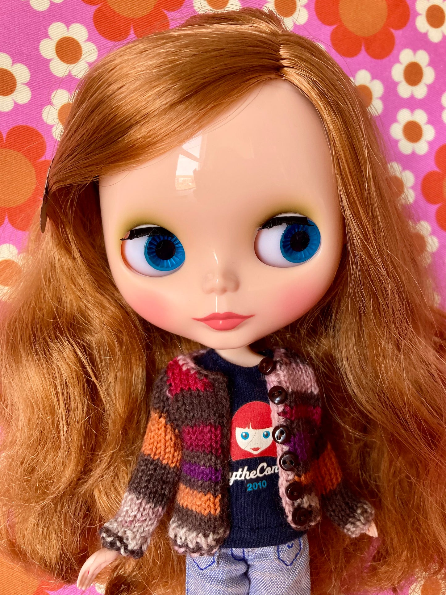 Knitted Cardigan for Blythe Doll