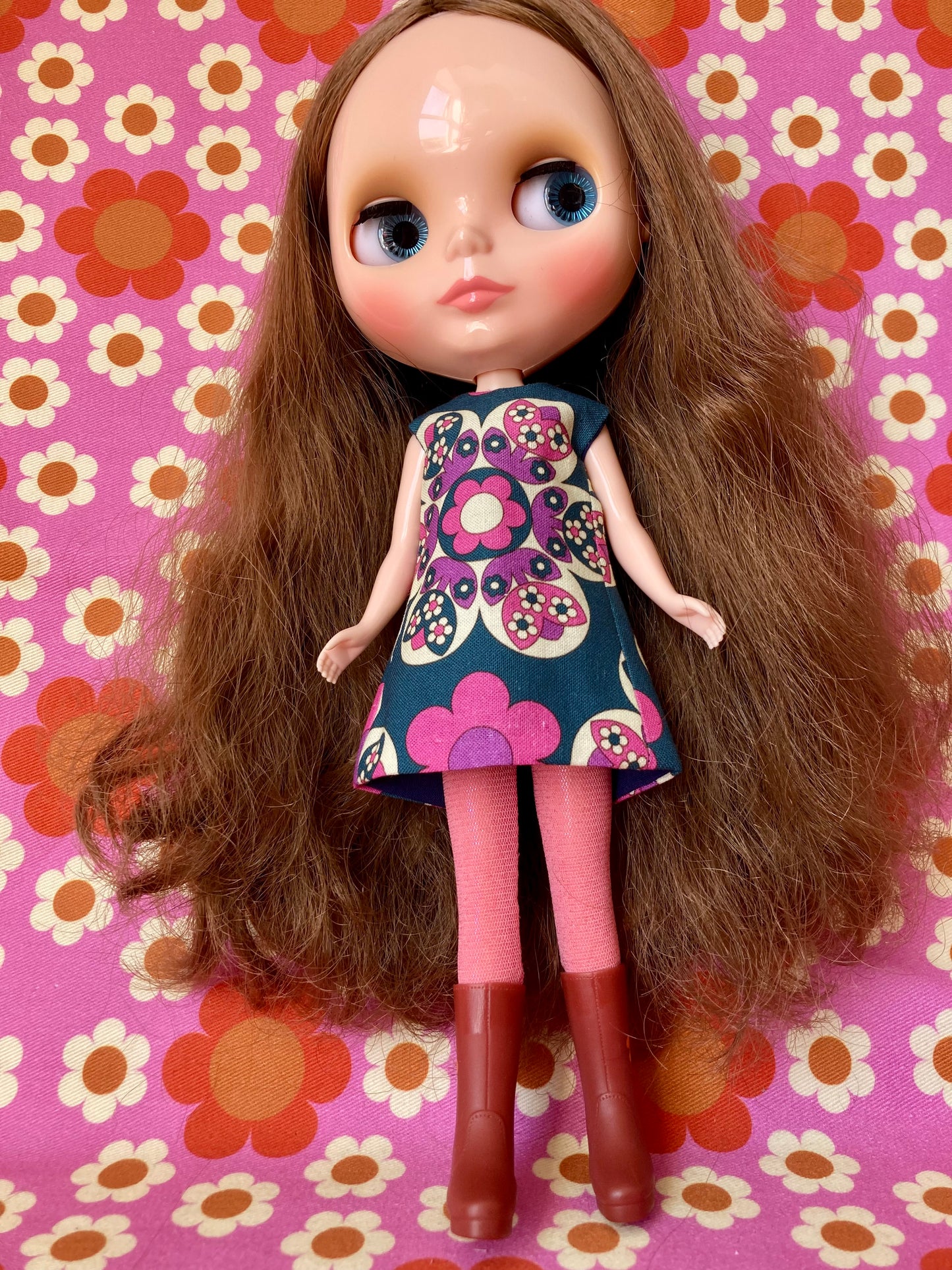 Alice Apple Mod Shift dress