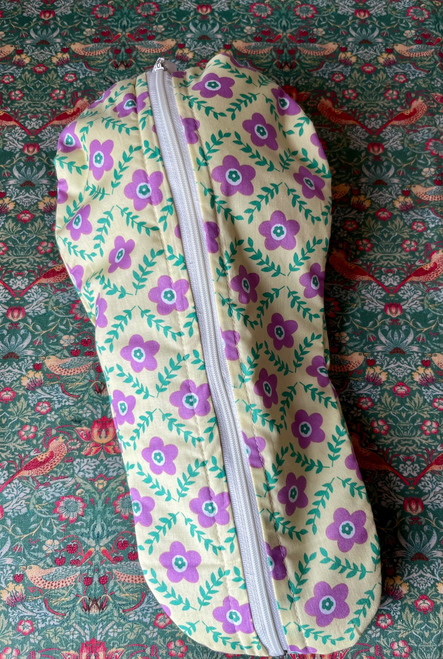 Vintage retro fabric Blythe Doll Cary Case Neo-Blythe size