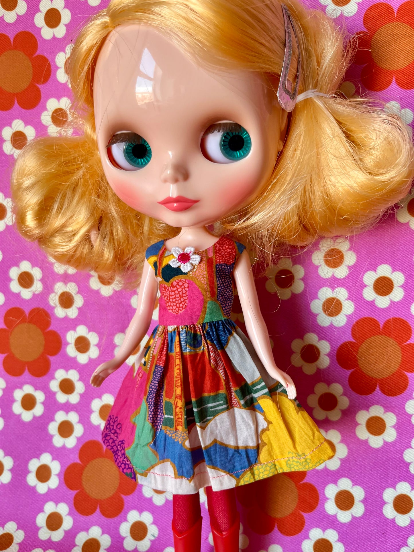 Liberty Landscape Summer Simple Sleeveless Dress for Blythe