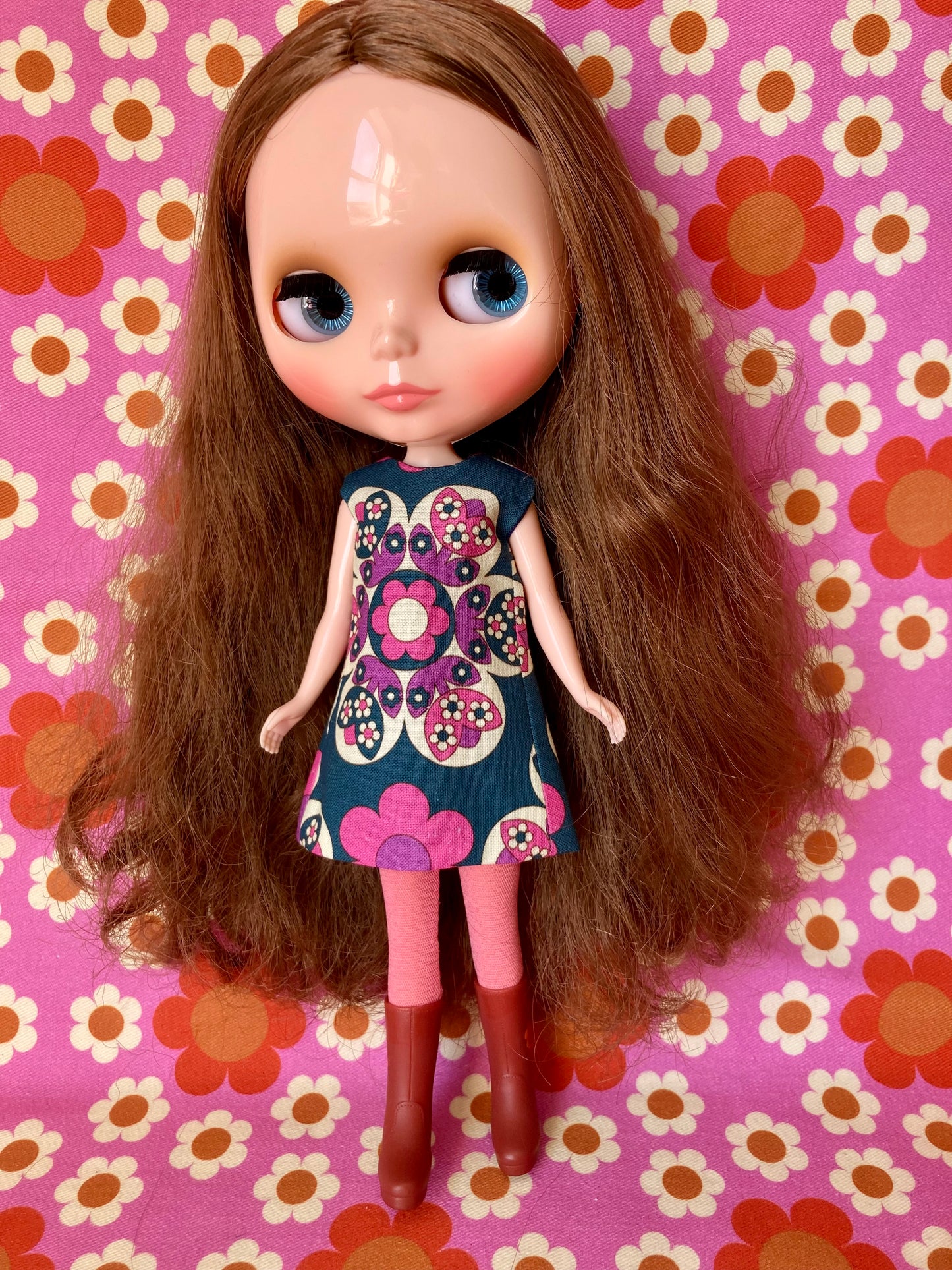 Alice Apple Mod Shift dress