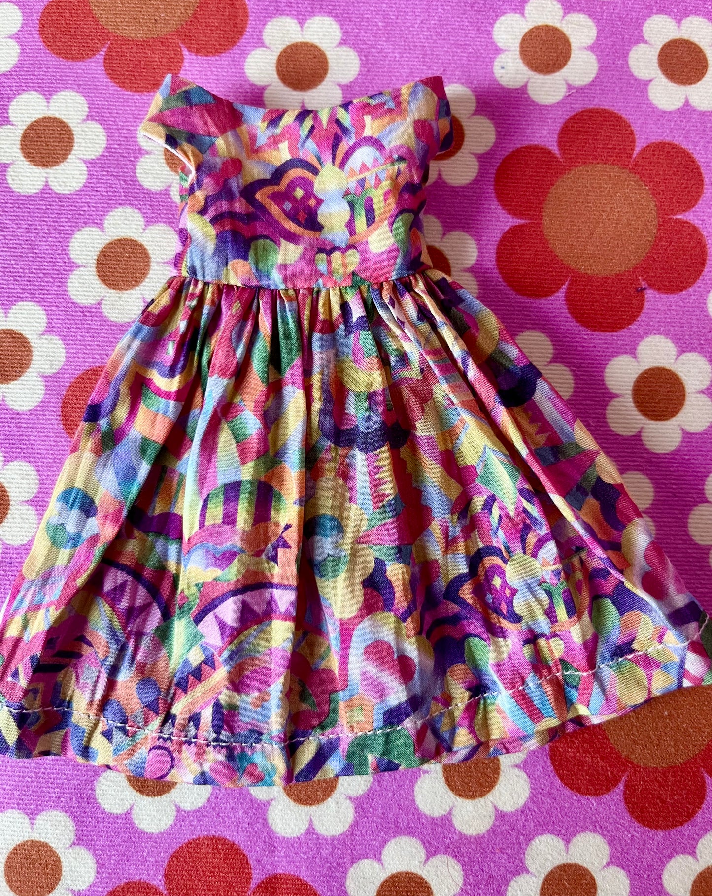 Liberty Off shoulder Sleeve Dress for Blythe Doll