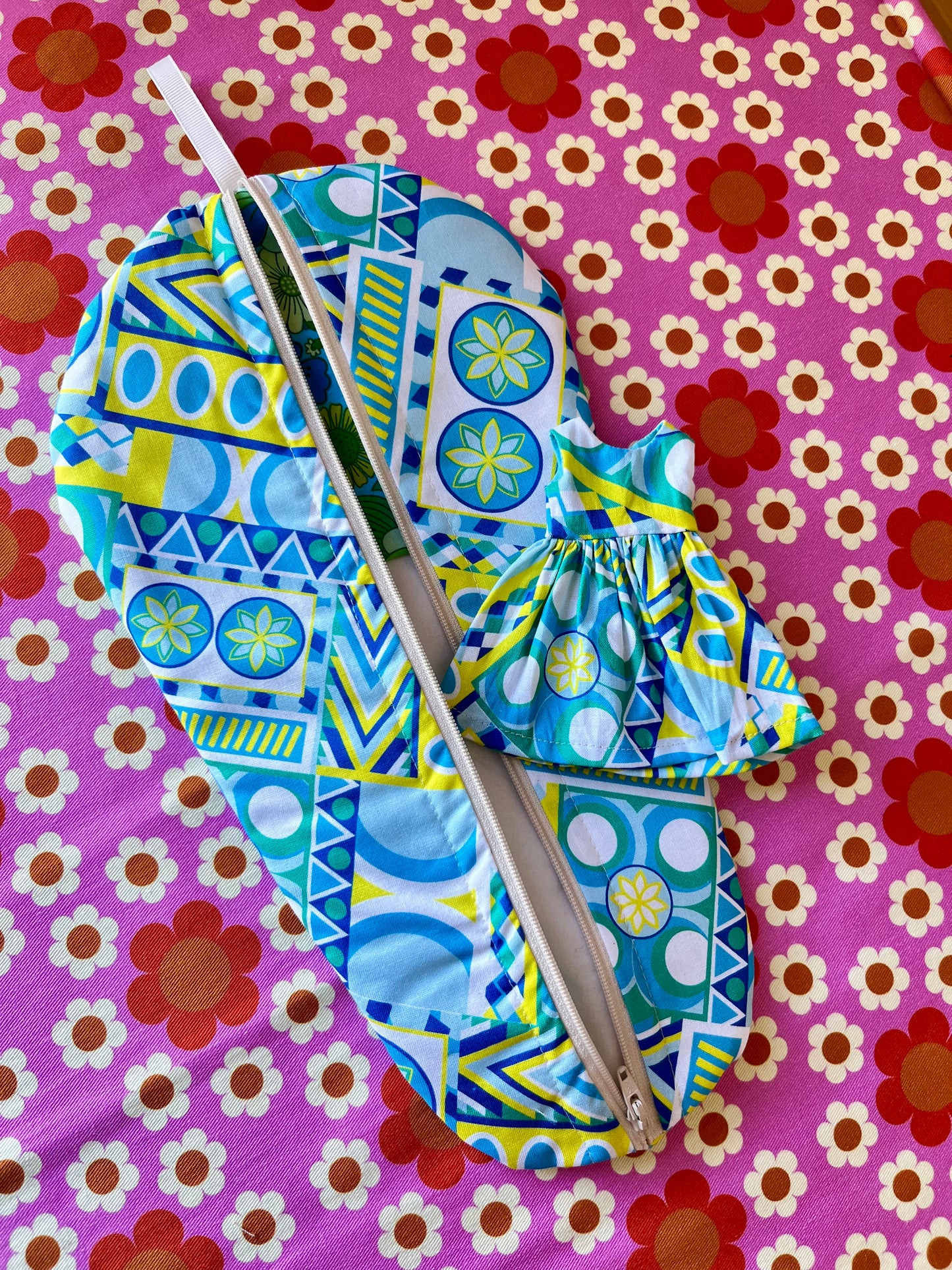 Pucci Summer Dress & Matching Carry Case for Neo-Blythe size Doll
