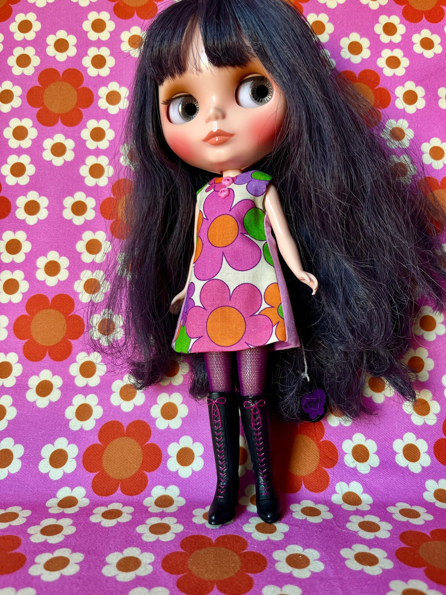 Last Chance Alice Apple Shift Dress for Blythe Doll