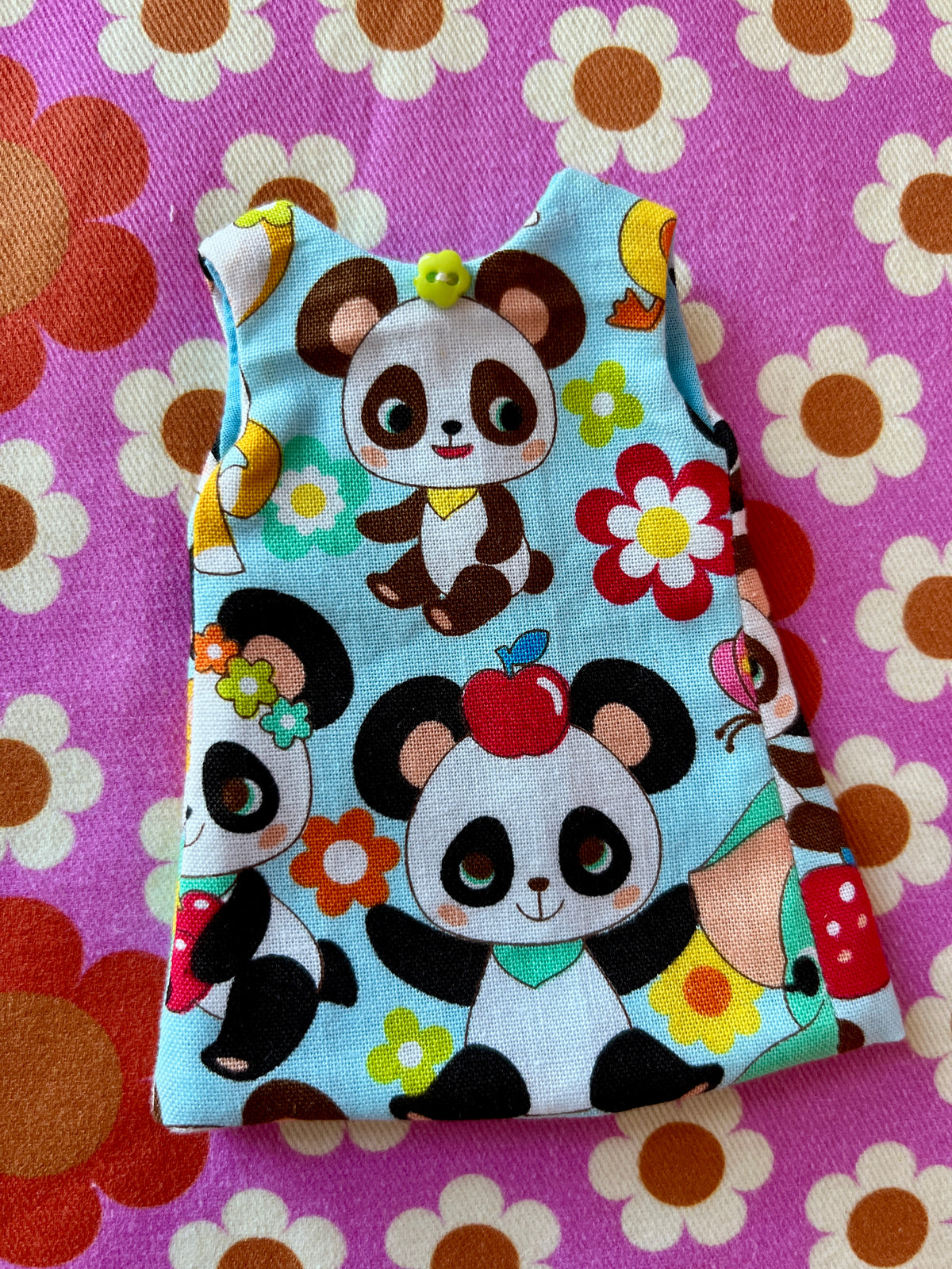 Cute Panda Print Mod Cilla Shift dress