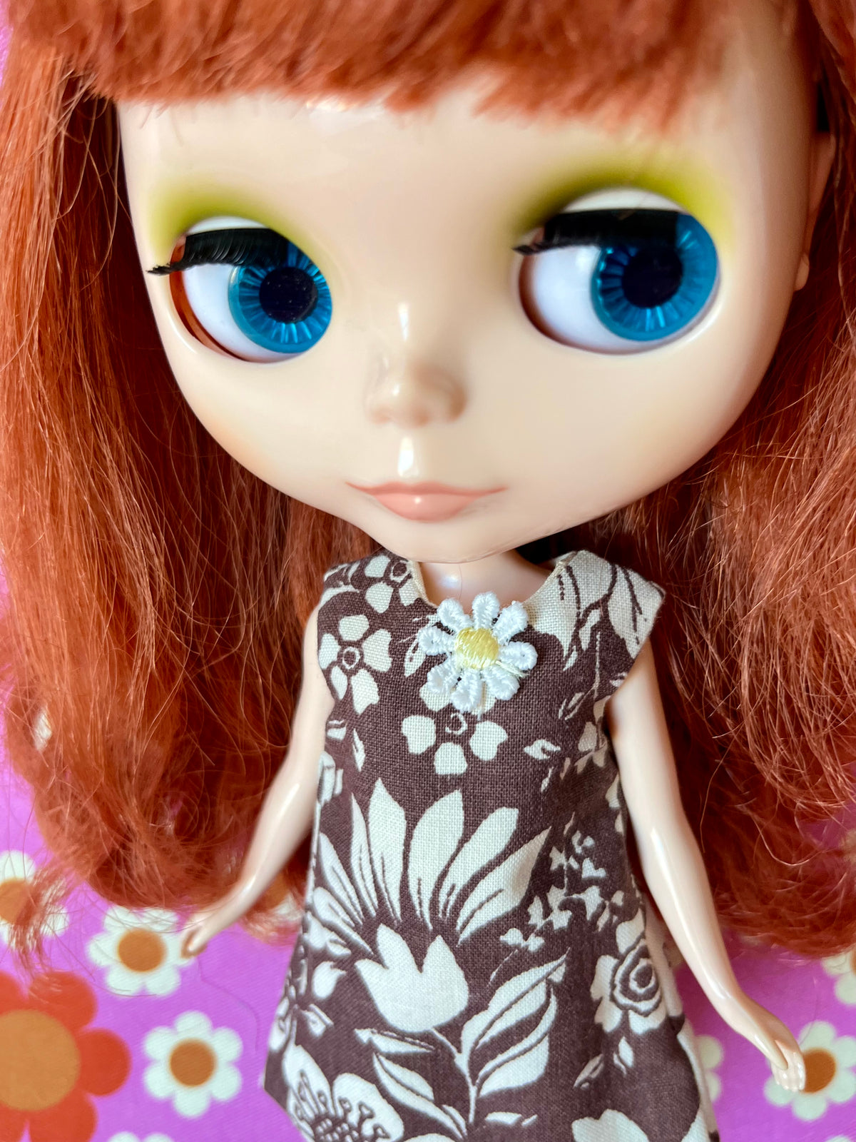 Vintage  Print Mod Cilla Shift dress