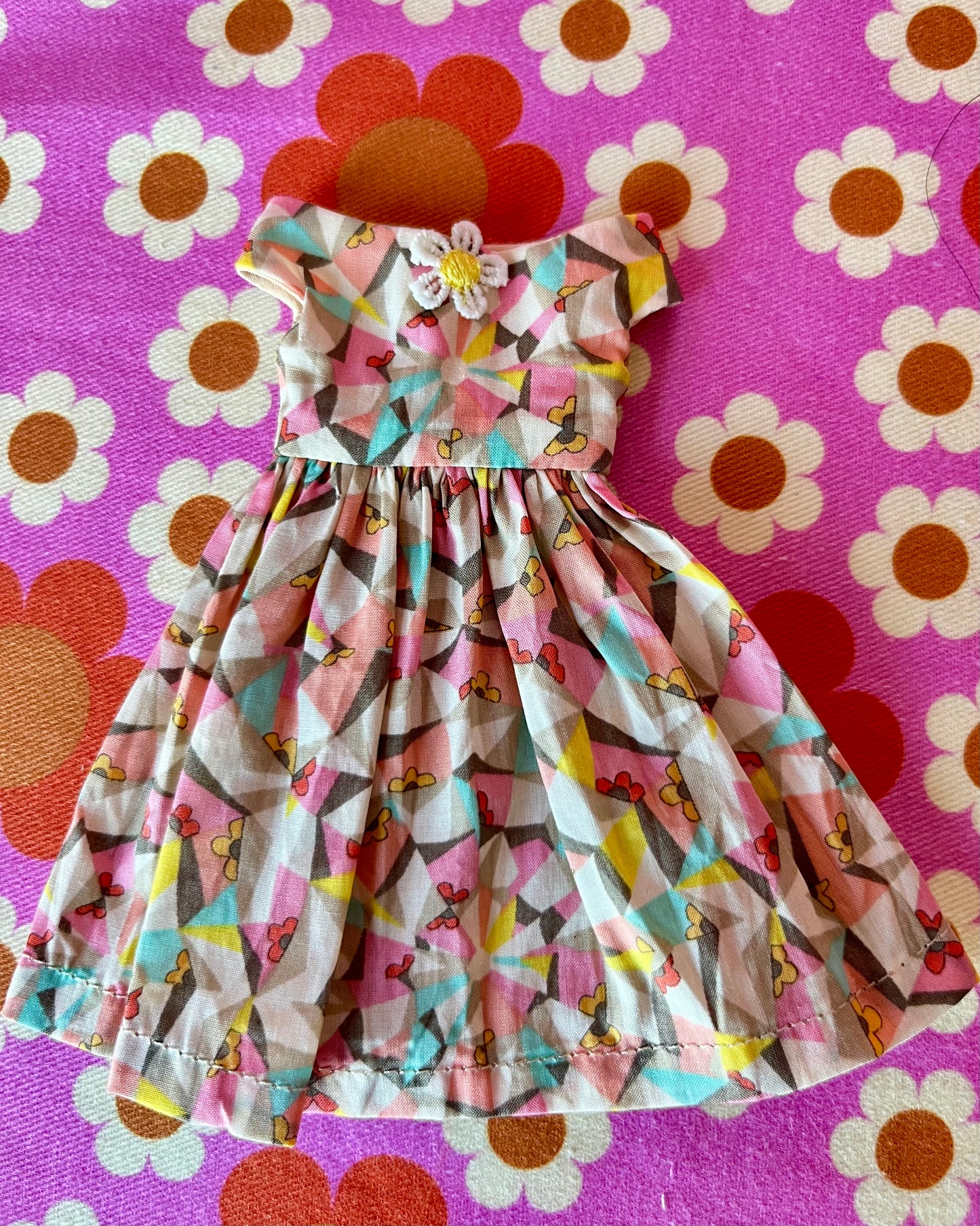 Liberty Off shoulder Sleeve Dress for Blythe Doll