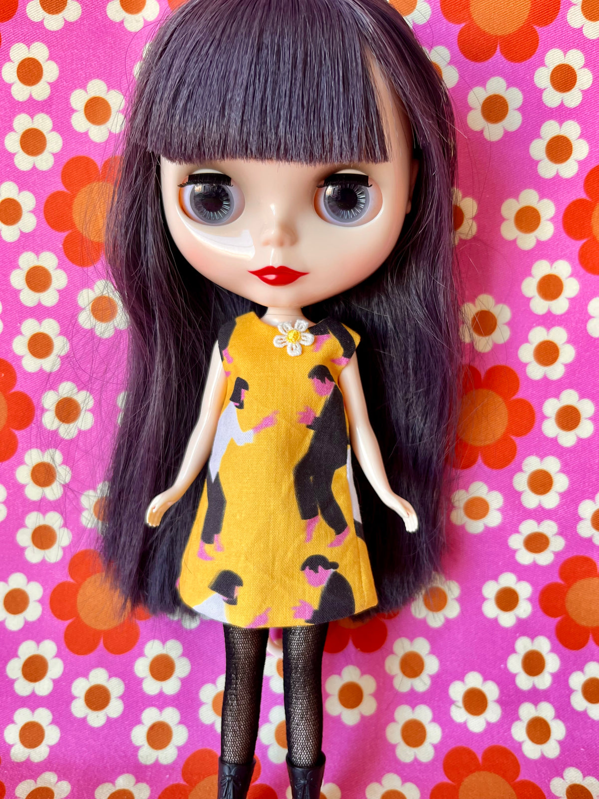 Pulp Fiction Print Mod Cilla Shift dress