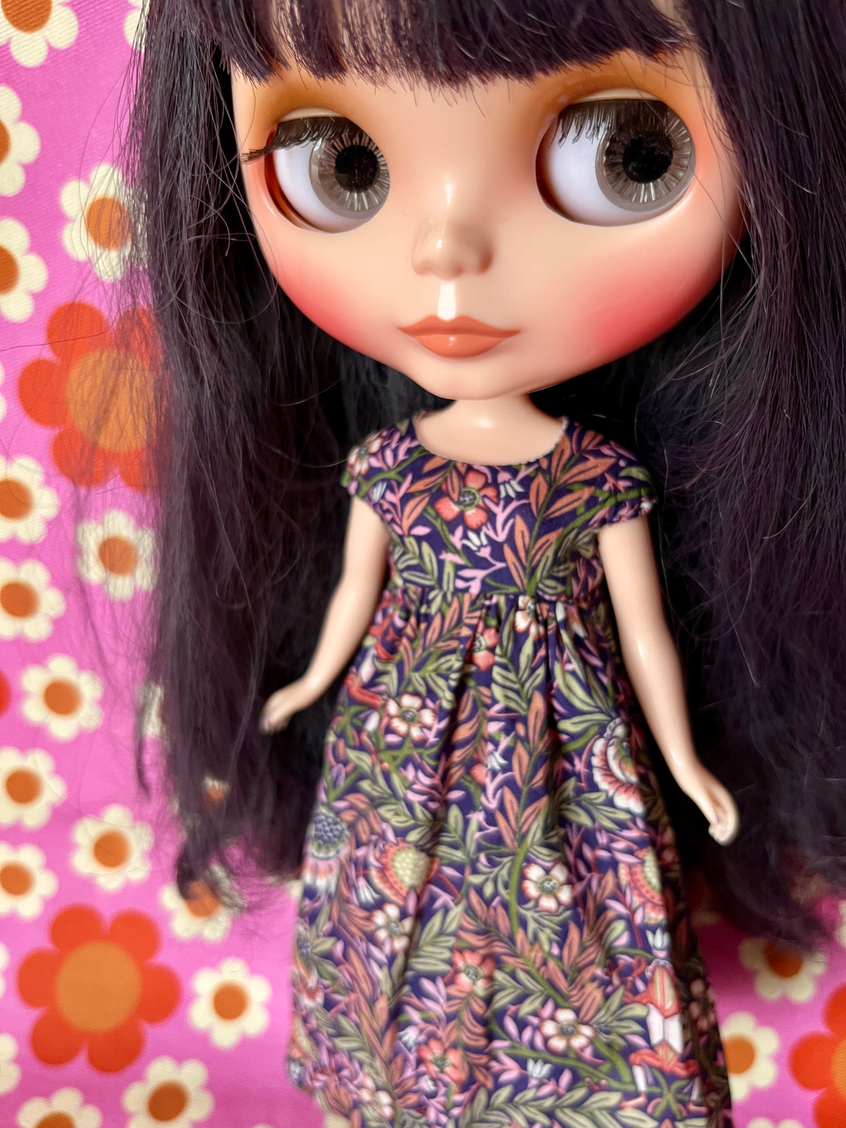 Goth Austen Liberty Regency Dress for Blythe Doll Dissecting Frogs