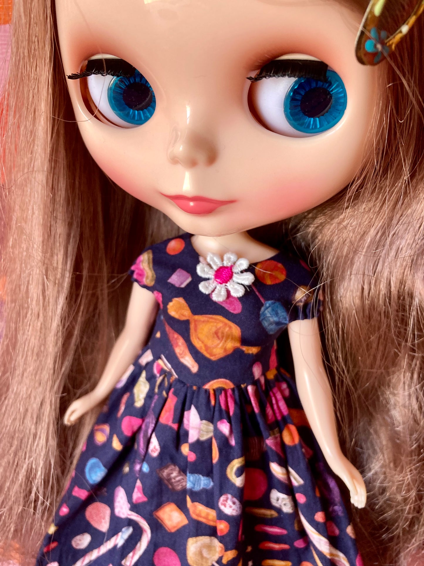 Love Blythe: Liberty Dress Glitter bag Surprise for Blythe Doll