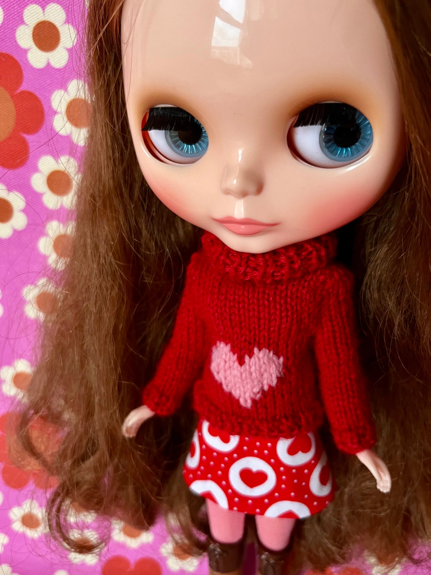 Valentine Heart Sweater & Skirt set