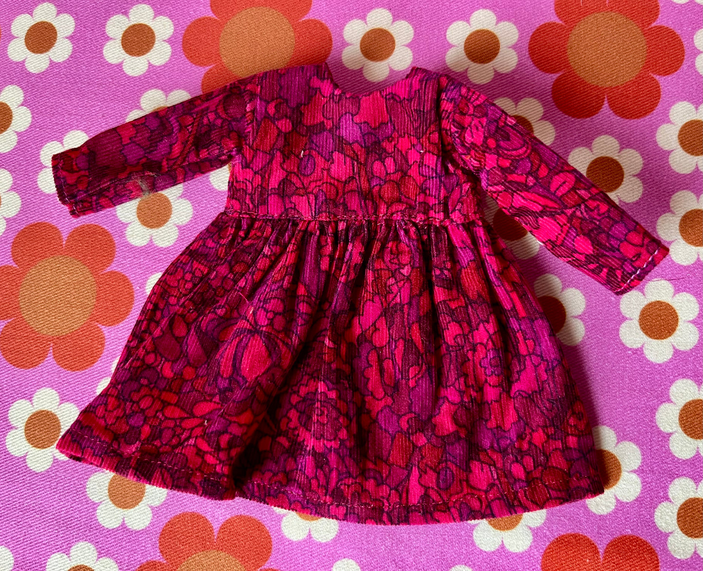 Liberty Corduroy Dress for Blythe Doll