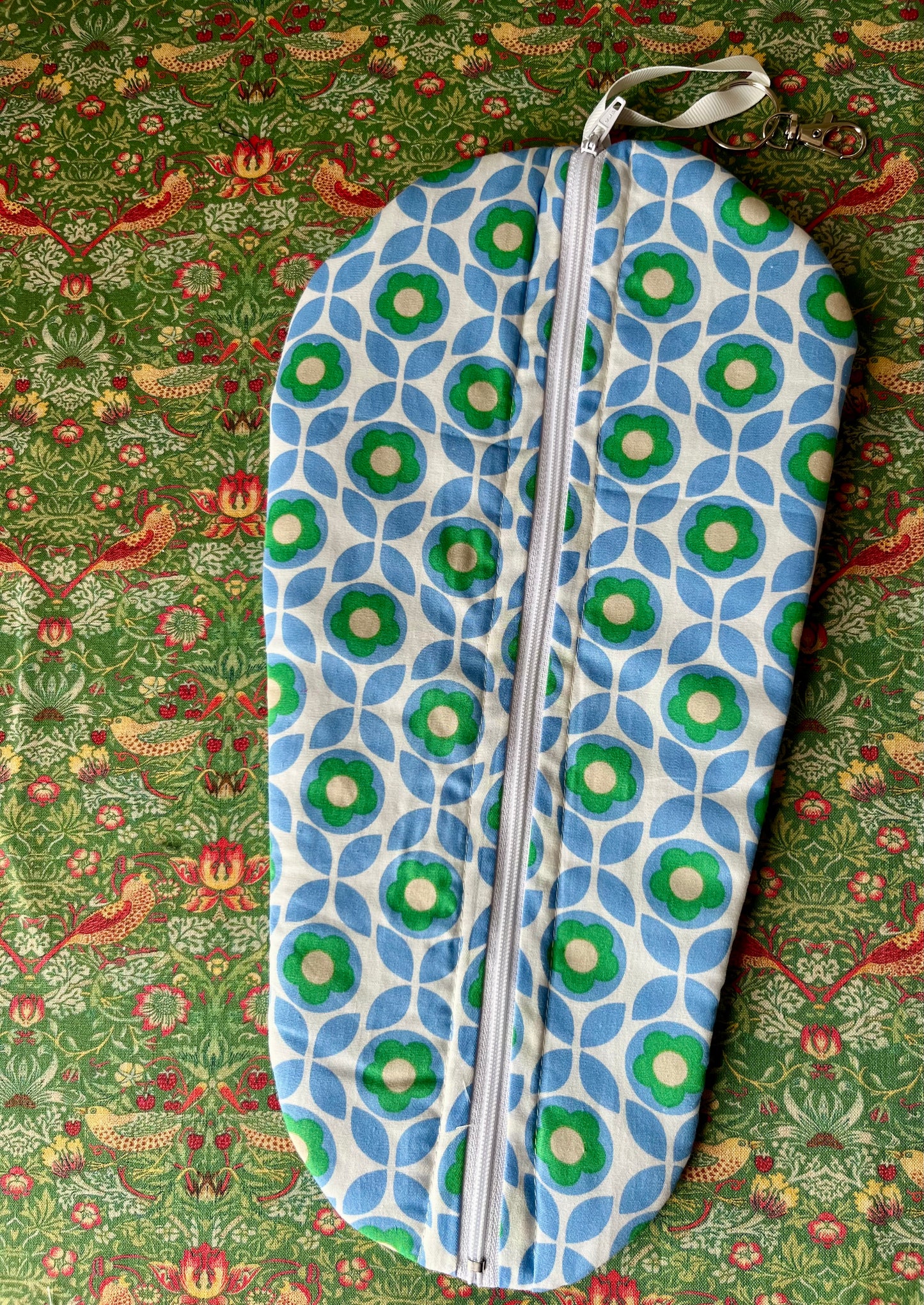 Retro print fabric Blythe Doll Cary Case Neo-Blythe size