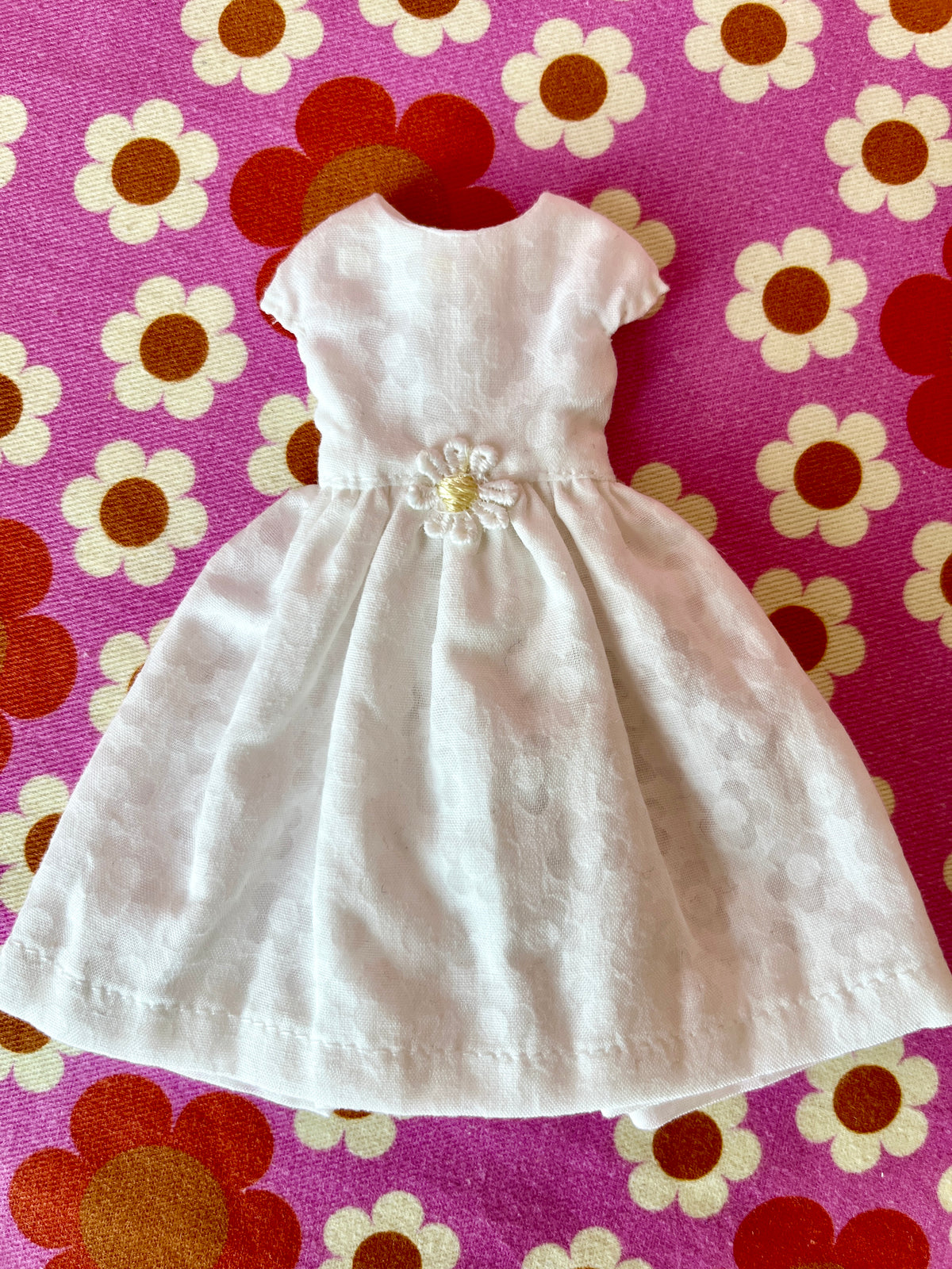 Daisy Cap Sleeve Dress for Blythe Doll (Yellow Daisy)