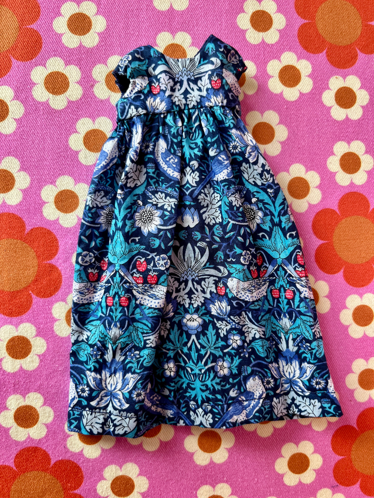 Goth Austen Liberty Regency Dress for Blythe Doll * Red Accent*